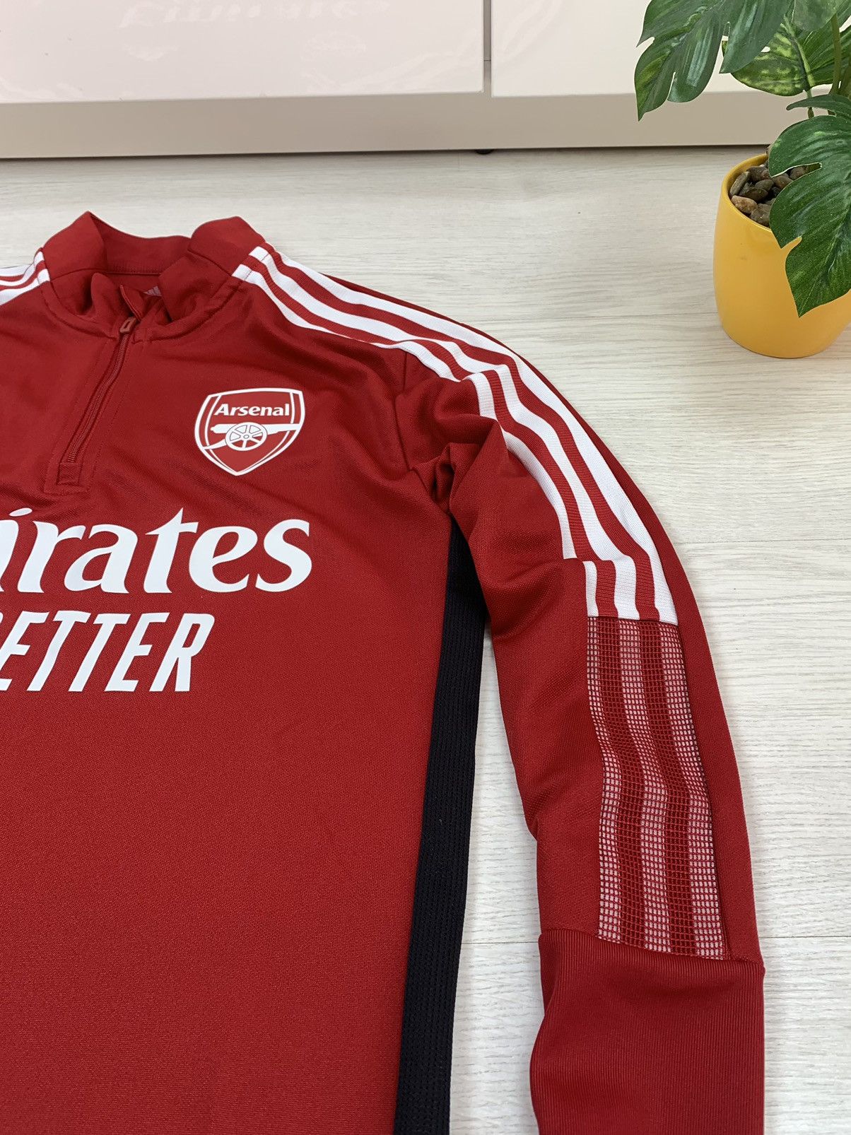 Adidas Adidas FC Arsenal 2021-2022 Half-Zip Training Jacket Size S Size US S / EU 44-46 / 1 - 5 Thumbnail