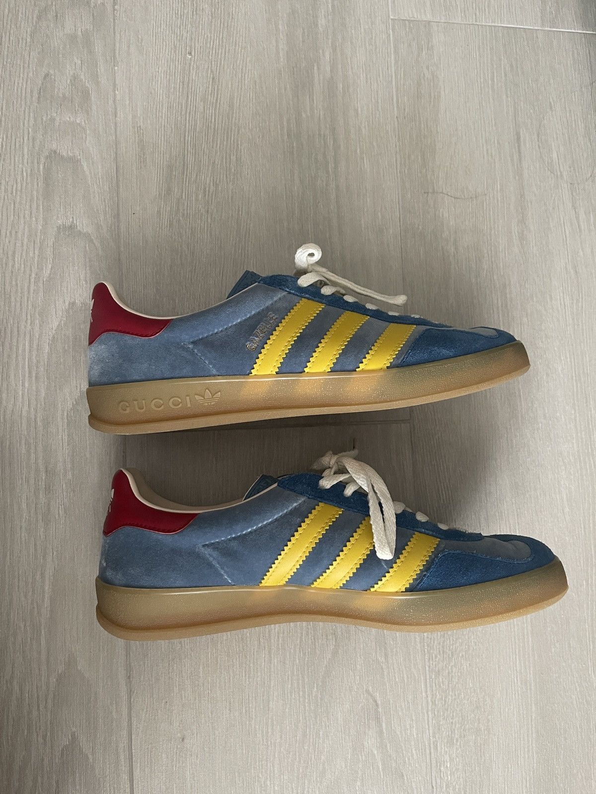 Adidas × Gucci Adidas Gucci Gazelle Blue Size US 7.5 / EU 40-41 - 3 Thumbnail