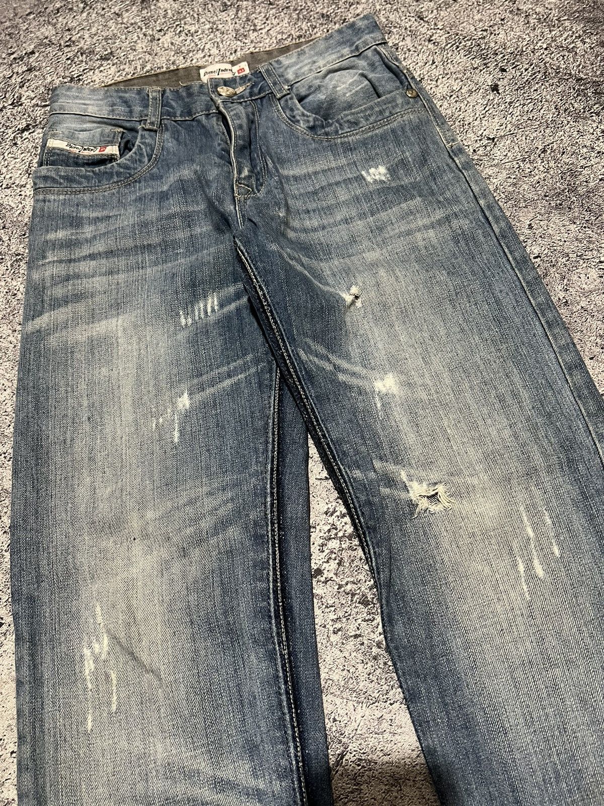 Kapital 2000s Archival Diesel Dolce Gabbana Wash Jeans y2k Lgb Size US 27 - 3 Thumbnail
