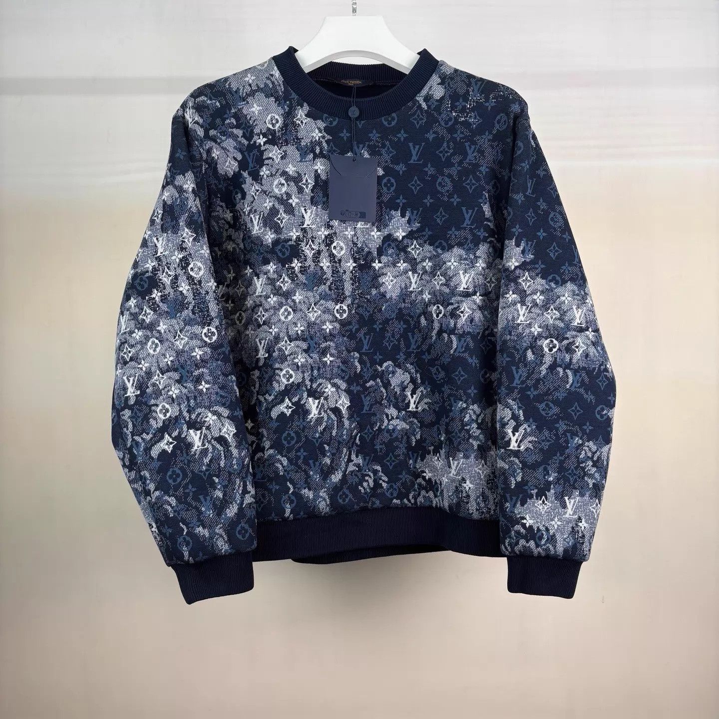 Louis Vuitton LV Tapestry Logo Sweatshirt Men's XXL - New Size US XXL / EU 58 / 5 - 1 Thumbnail