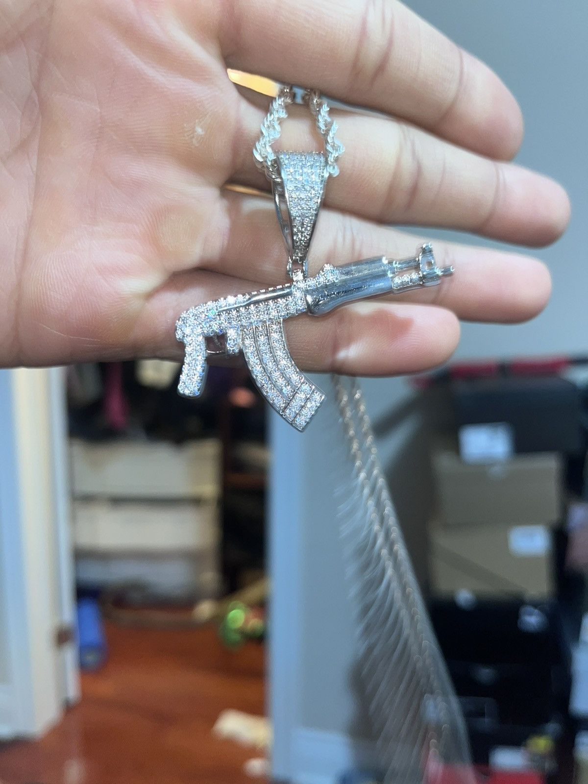 Other Moisannite ak pendant Size ONE SIZE - 3 Thumbnail
