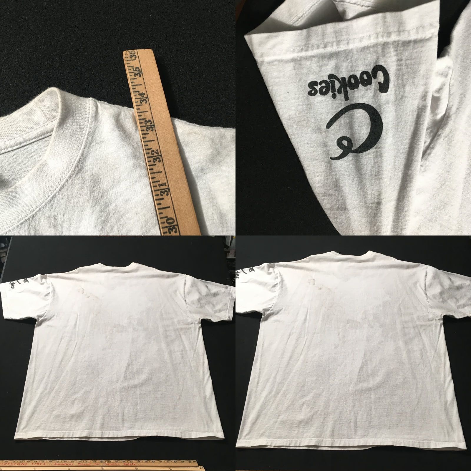 Vintage Cookies T-Shirt Men 4XL White Shirt Men 4XL White graphic stained shaka wear Cookies Worldwide T-Shirt Mens White 4XL Graphic Shaka Size US XXL / EU 58 / 5 - 8 Thumbnail