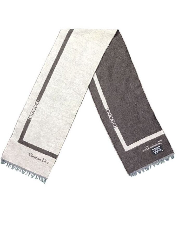 Christian Dior Monsieur × Designer × Vintage Vintage Christian Dior Merino wool Scarf Size ONE SIZE - 1 Thumbnail