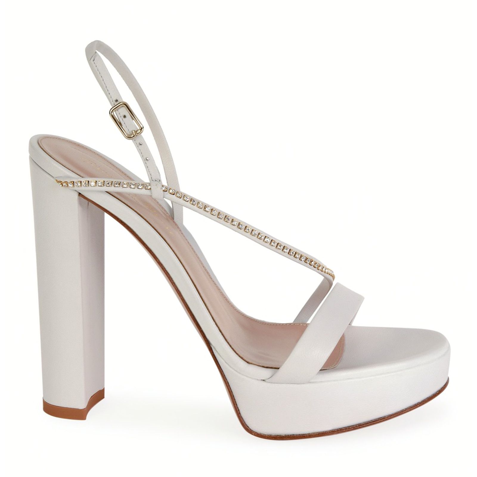 Gianvito Rossi Asymmetric Ankle Strap Platform Sandal Heel Pump 42 Size US 12 / IT 42 - 1 Thumbnail