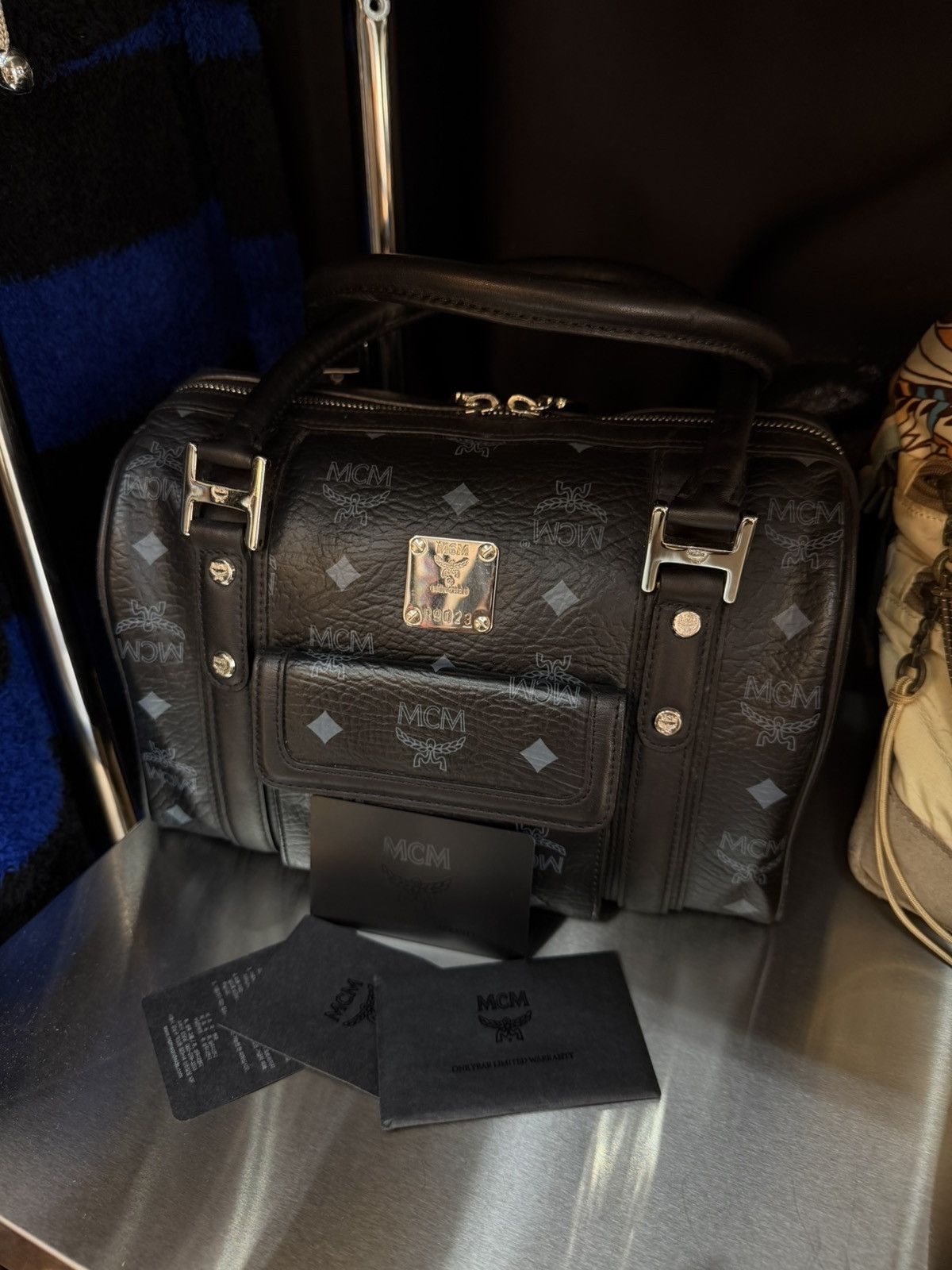 MCM MCM Logo Monogram Handbag Size ONE SIZE - 2 Thumbnail