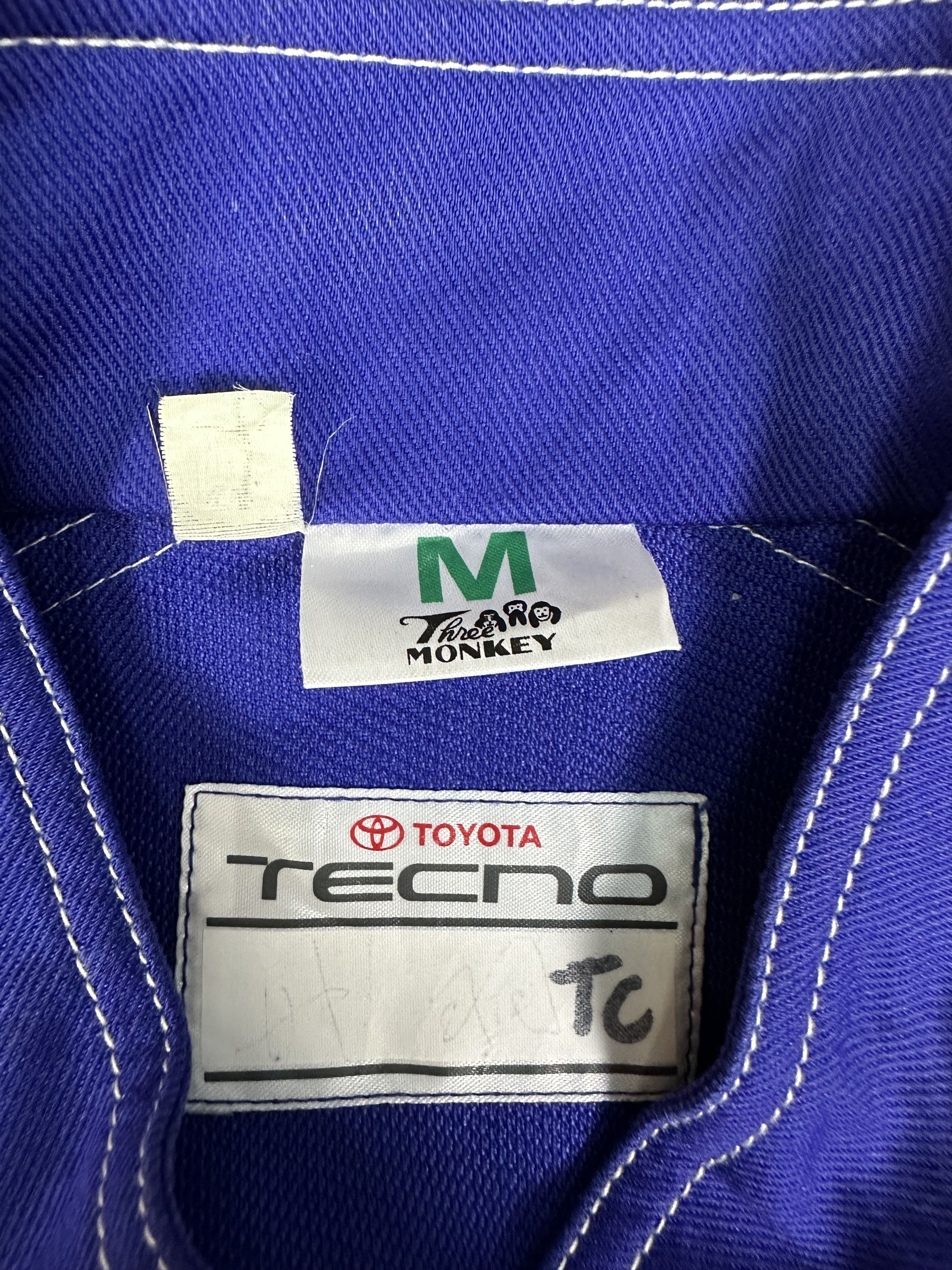 Formula 1 Toyota Racing Corolla Techno Vintage Overall Z218 Size US 34 / EU 50 - 11 Thumbnail