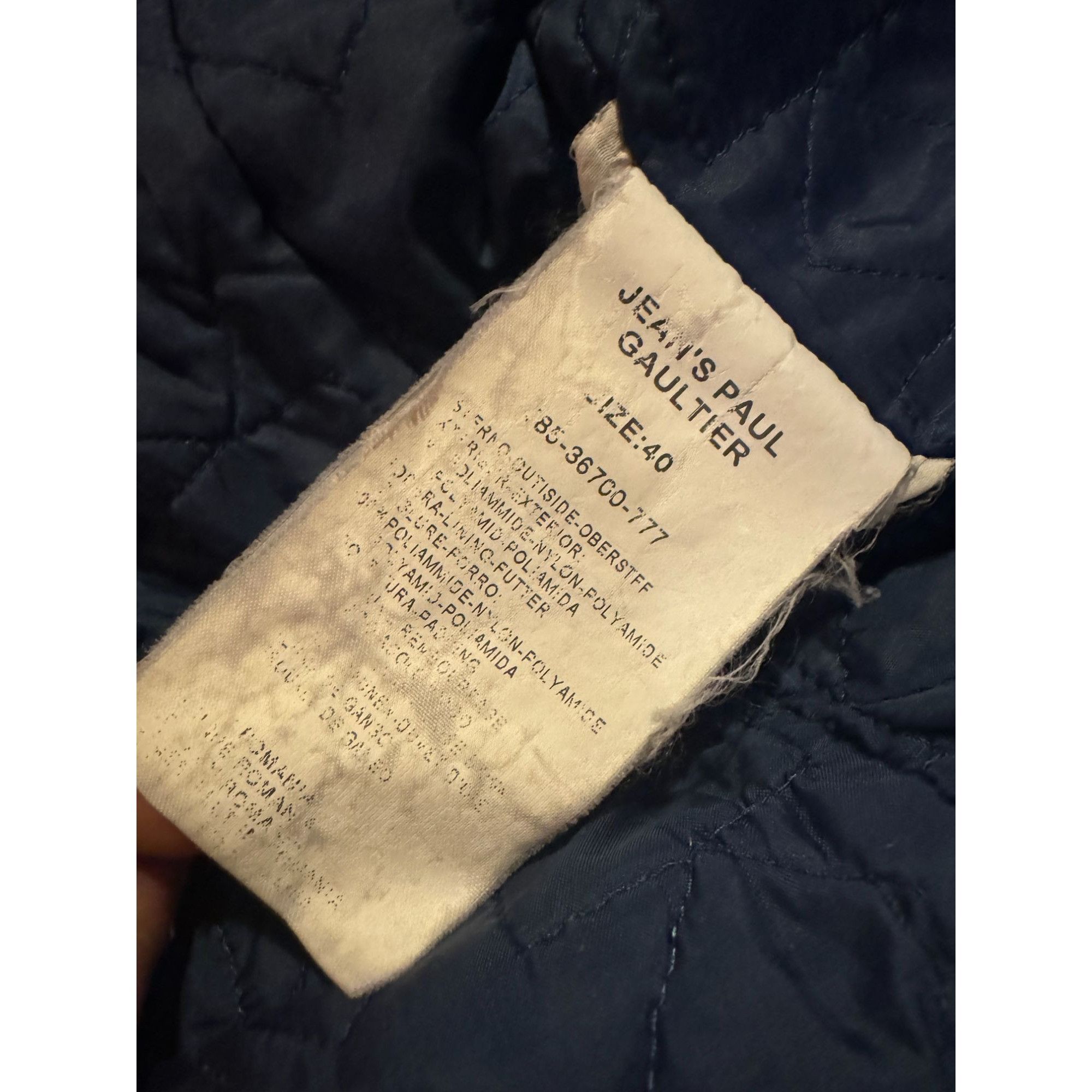 Jean Paul Gaultier Navy Short Jacket Size S / US 4 / IT 40 - 5 Thumbnail