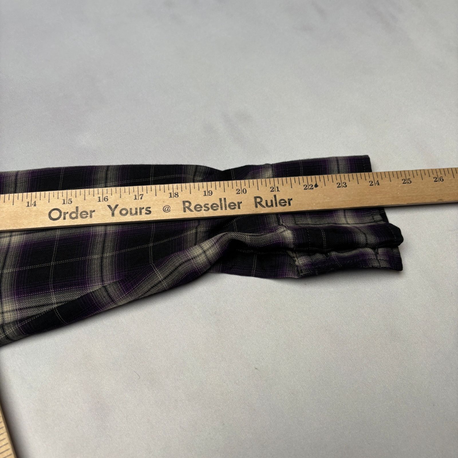 junhashimoto Junhashimoto Wrinkle Check Wool Blend Button Up Shirt Mens 2 Size US M / EU 48-50 / 2 - 7 Thumbnail