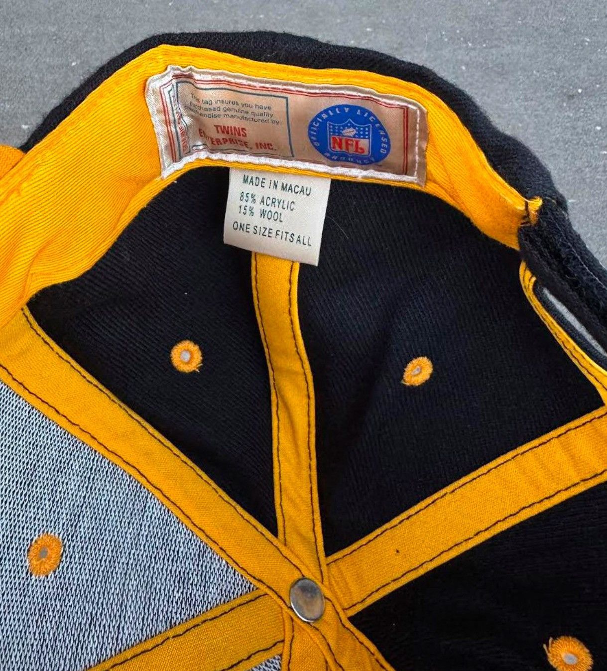 Vintage Vintage Twins Pittsburgh Steelers Strapback Size ONE SIZE - 3 Thumbnail