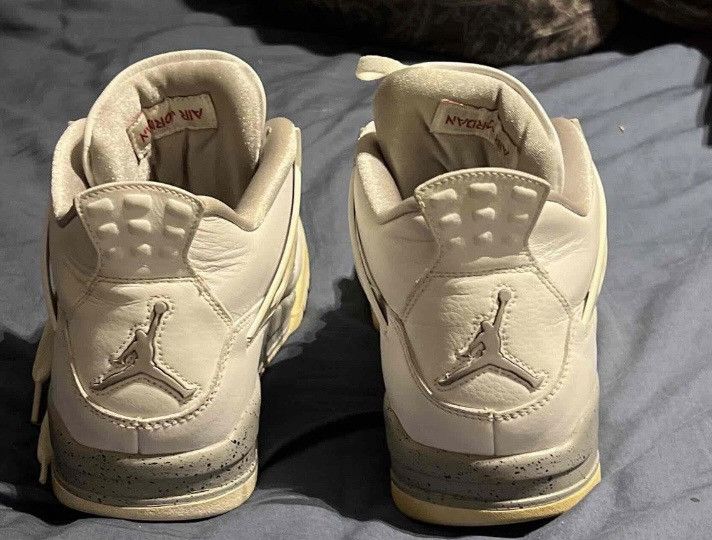 Nike Used Jordan 4 White Oreo 2021 Size US 11.5 / EU 44-45 - 4 Thumbnail
