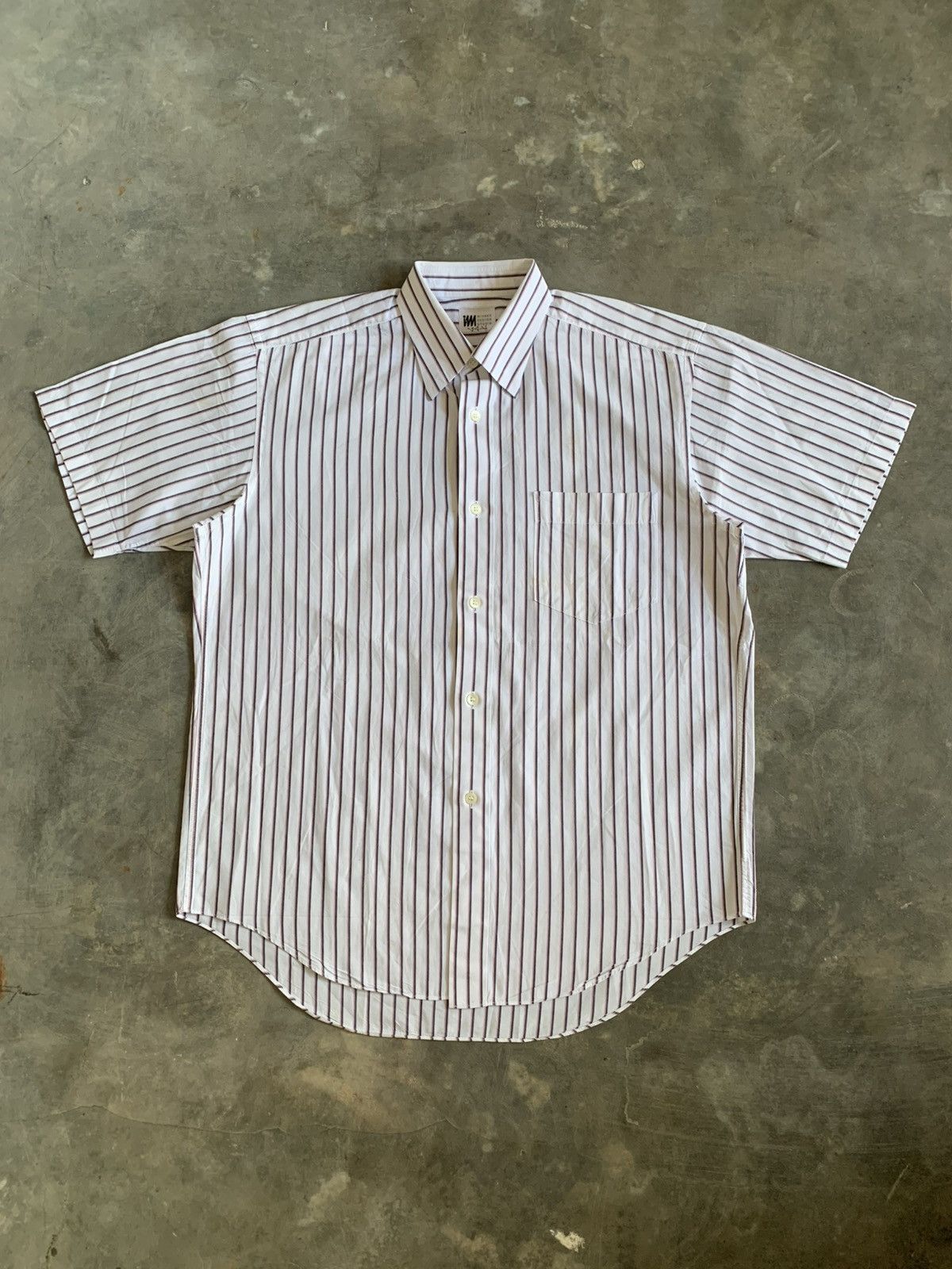 Issey Miyake 💥LAST SALE💥Issey Miyake Striped Shirt Japan Size US L / EU 52-54 / 3 - 2 Thumbnail
