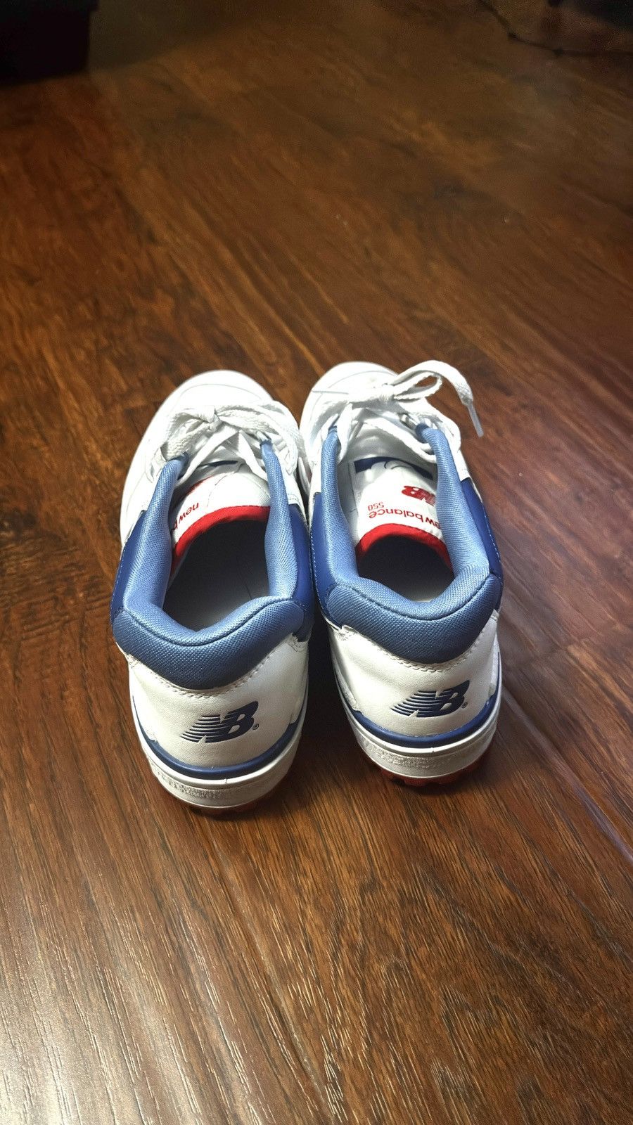 New Balance New Balance White True Red Atlantic Blue Size US 11 / EU 44 - 4 Thumbnail