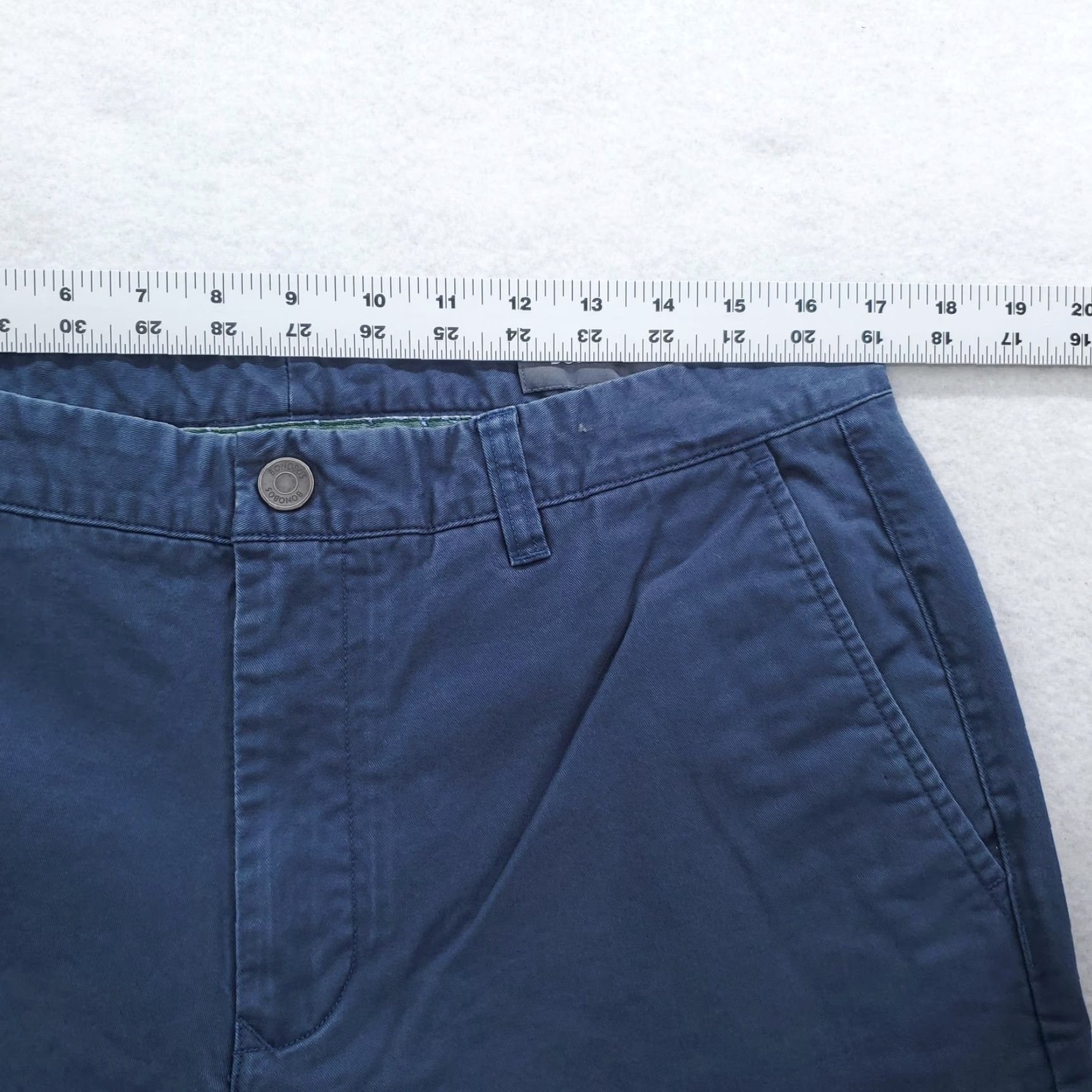 Bonobos VINTAGE Bonobos Chino Pants Mens 36x32 Navy Slim Stretch Casual Welt Pockets Preppy Work Size US 36 / EU 52 - 7 Thumbnail