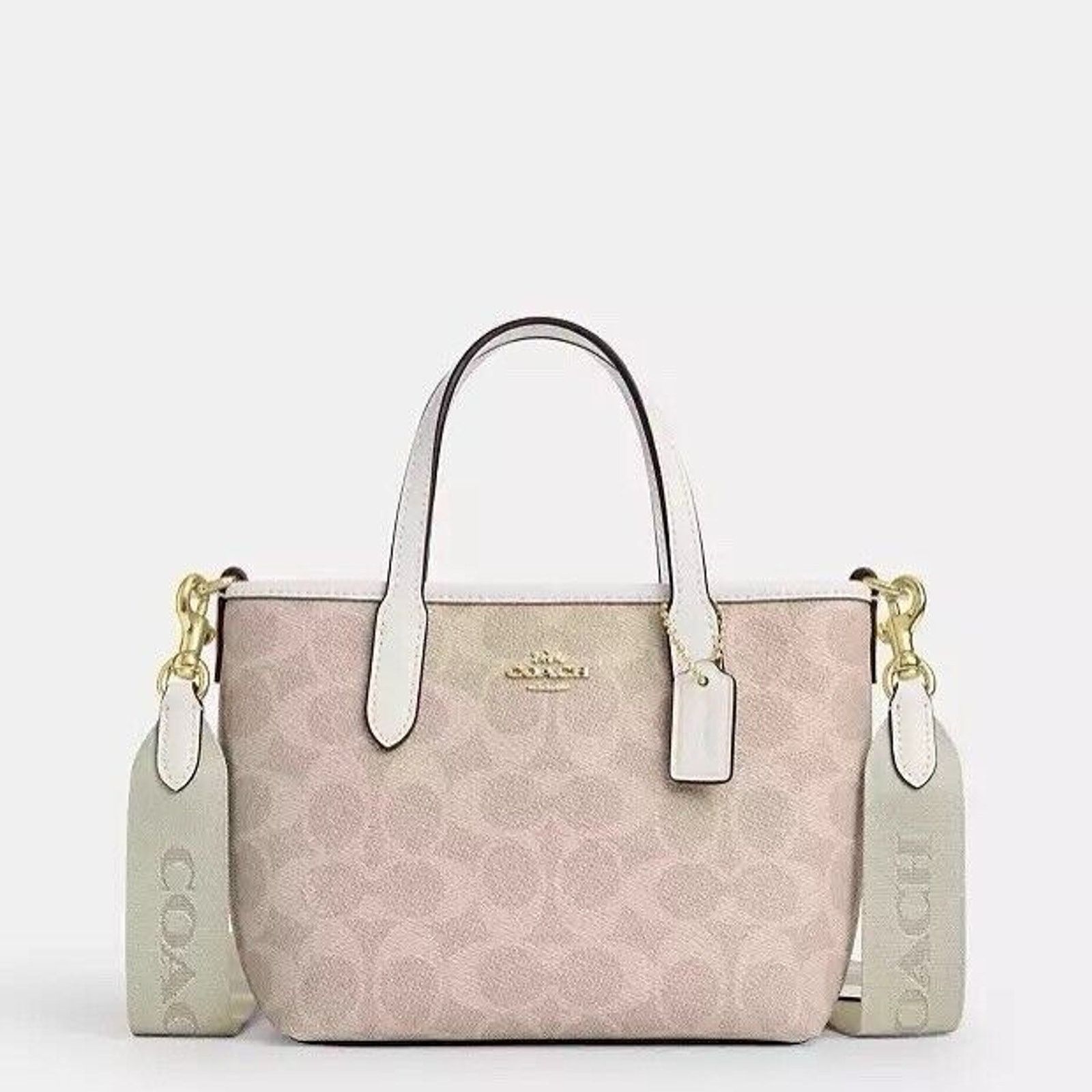 Coach NWT Coach city mini tote bag CW032 Gold/Sand/Chalk Size ONE SIZE - 1 Thumbnail