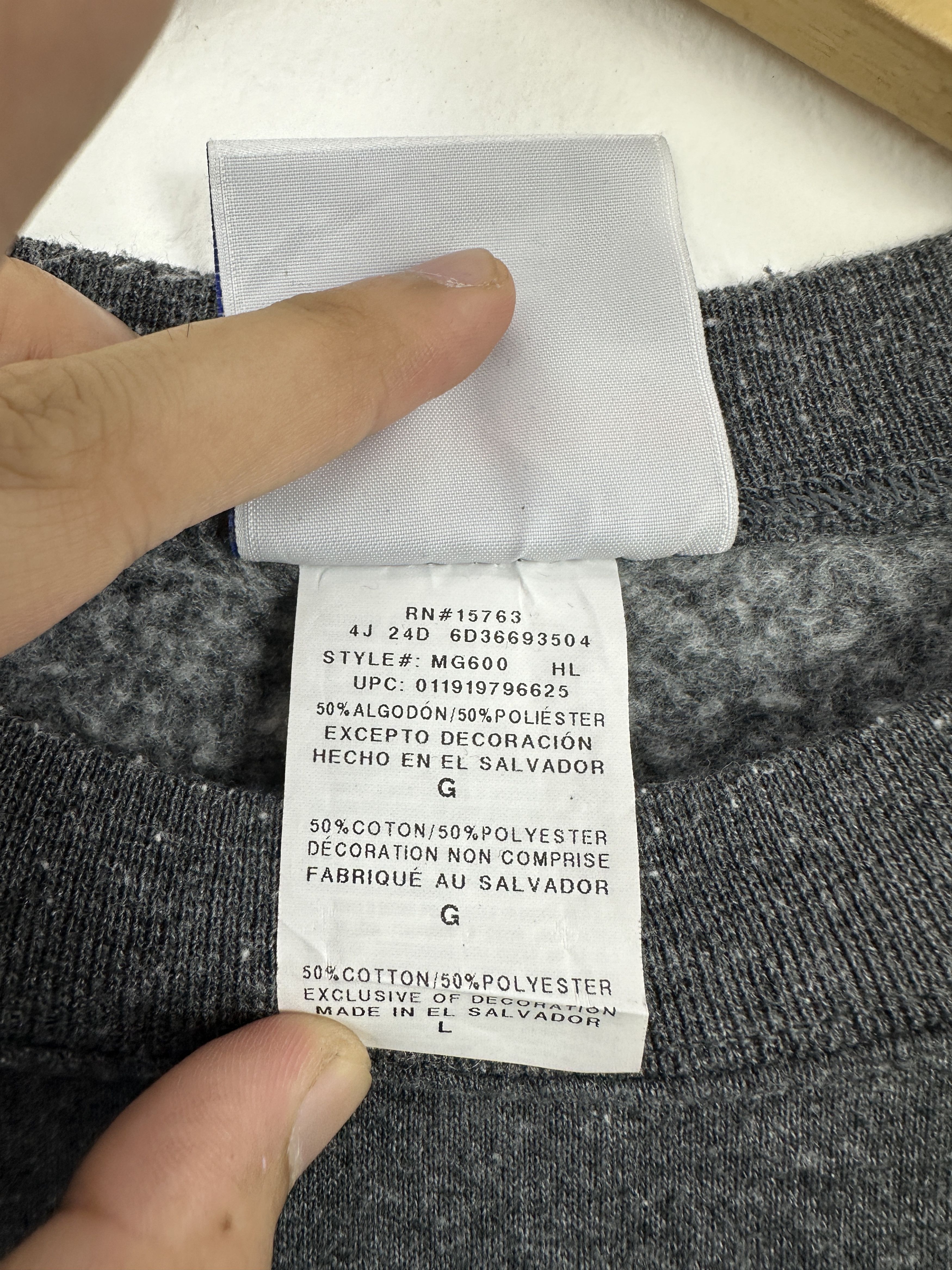 Champion Vintage Champion Eco Sweatshirt Crewneck Grey BP0022 Size US L / EU 52-54 / 3 - 6 Thumbnail