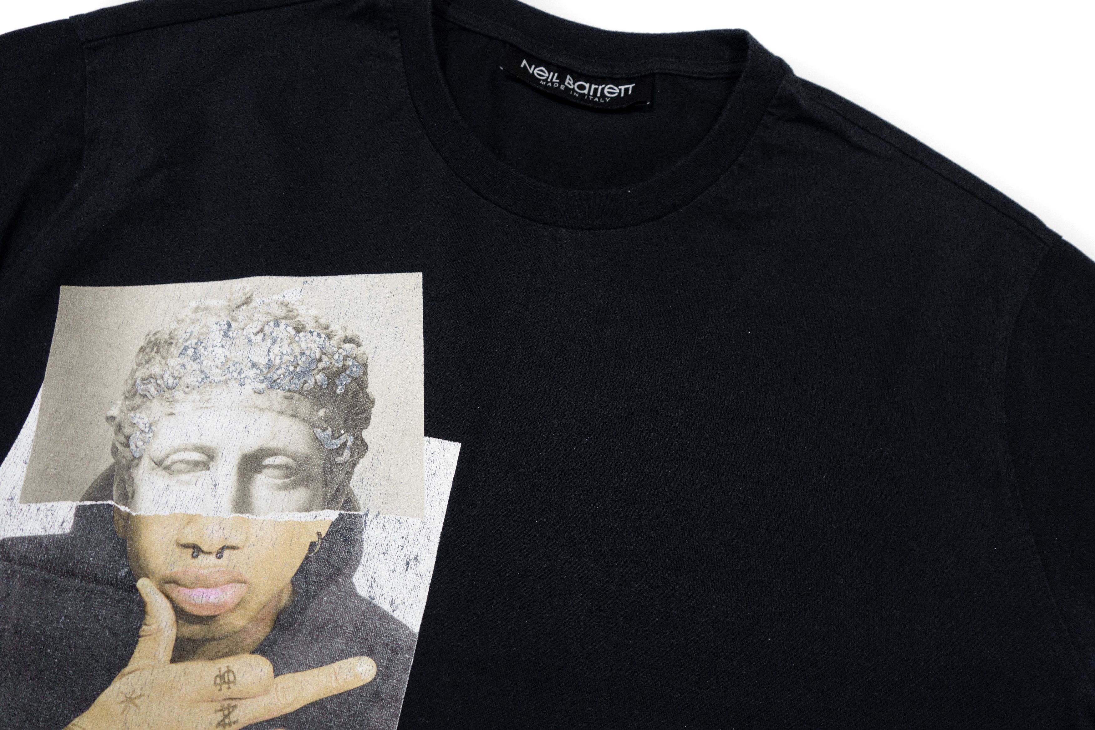 Neil Barrett SS20 Rap-cules 2 Collage Print Easy Fit T-Shirt Size US M / EU 48-50 / 2 - 4 Thumbnail