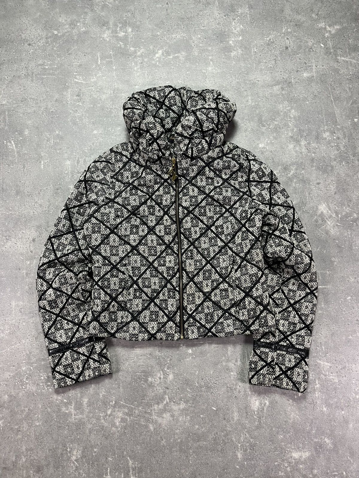 Japanese Brand 00s Baby Phat Y2K High Collar Short Cropped Bomber Jacket M Size M / US 6-8 / IT 42-44 - 1 Thumbnail