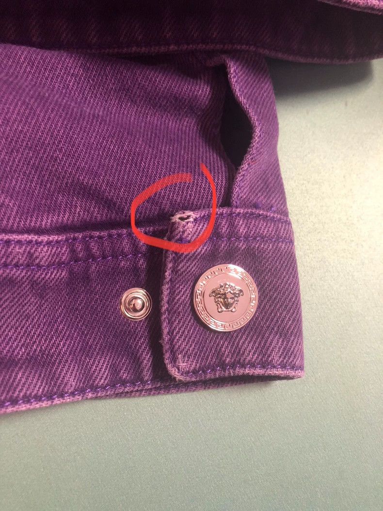 Versace Versace Purple denim jacket Size M / US 6-8 / IT 42-44 - 9 Thumbnail