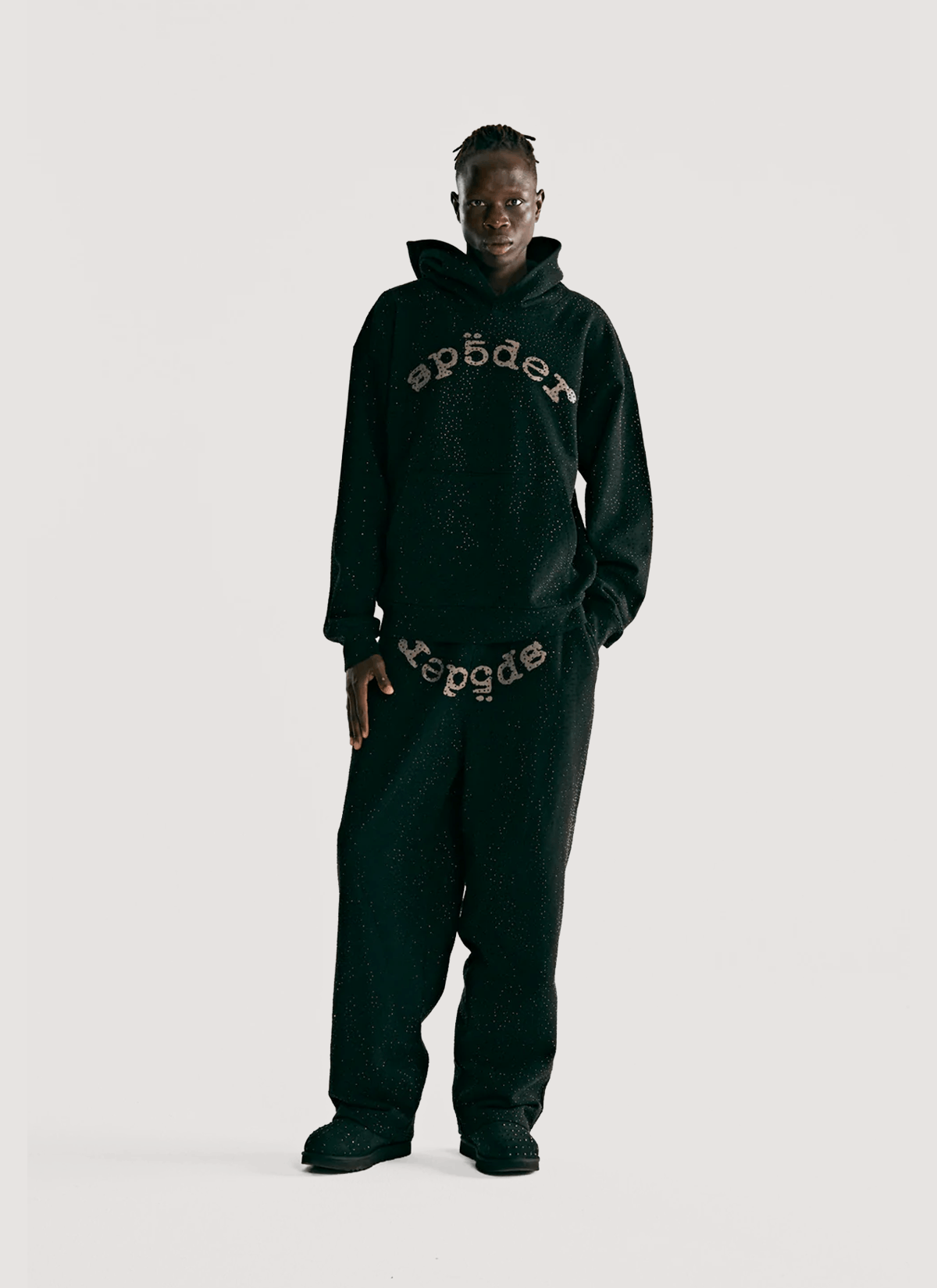 Sp5der Worldwide VVS Sweatpants Black Size US 34 / EU 50 - 1 Thumbnail