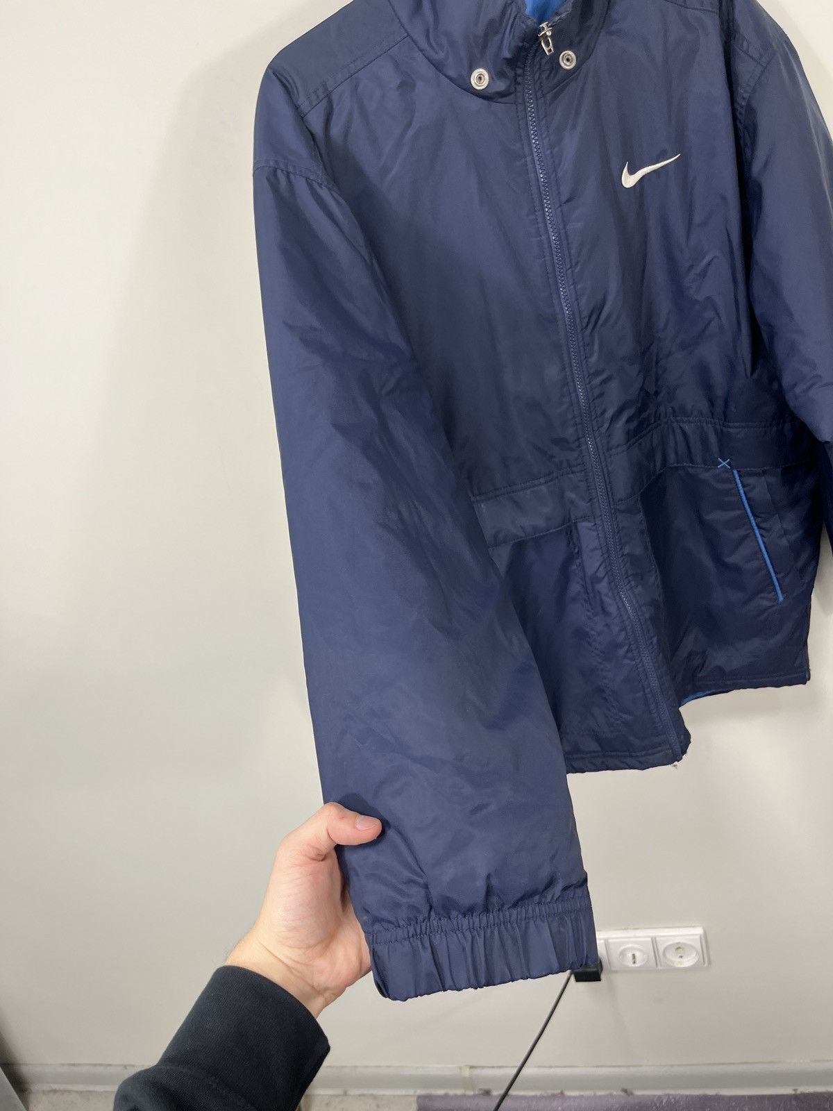 Nike Vintage Nike Big Swoosh Embroidered Logo Retro Hype Jacket Size US M / EU 48-50 / 2 - 13 Thumbnail