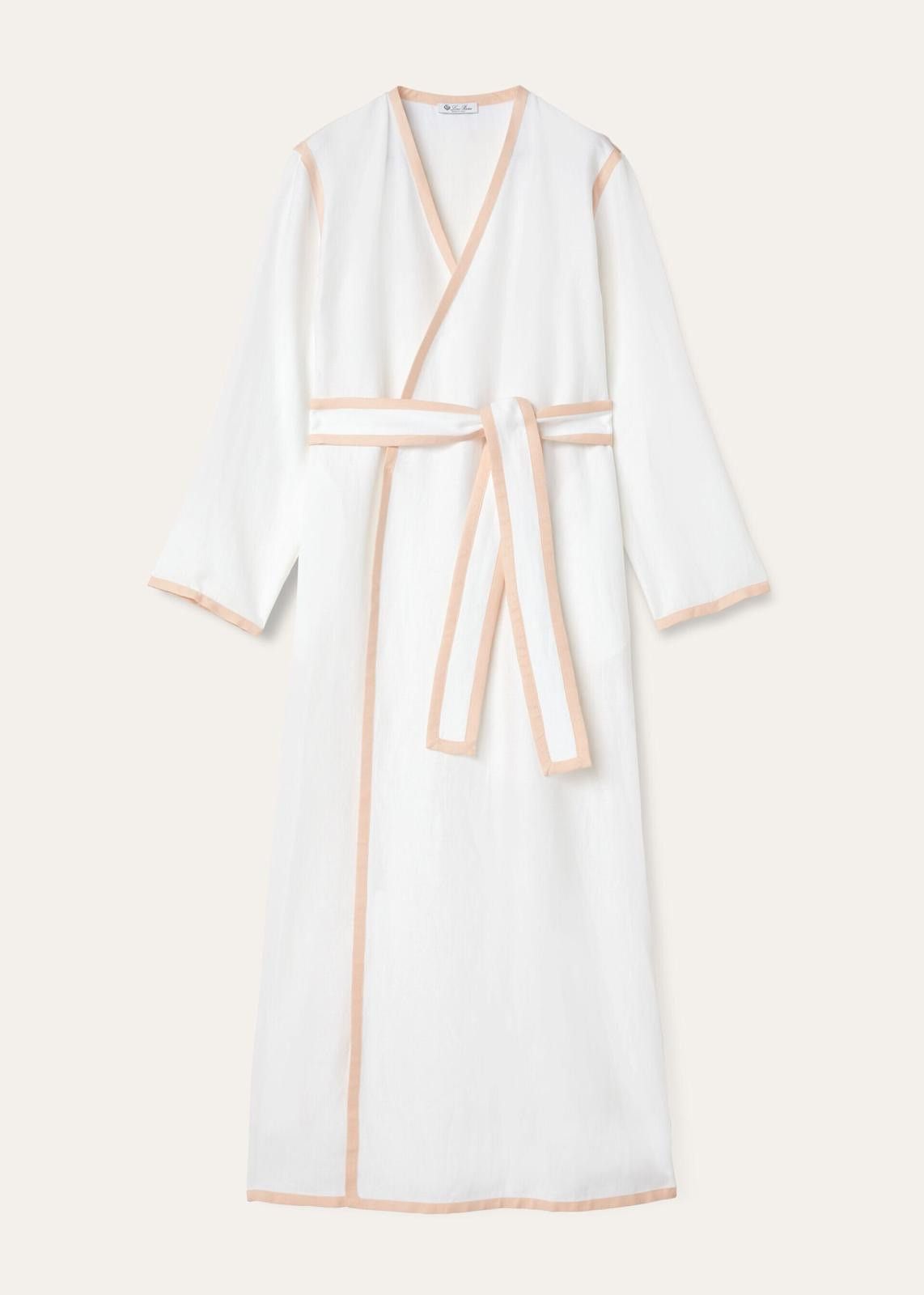 Loro Piana o1srvl11e0425 FAN8389 Jason Coat in Light Pink & White Size XS / US 0-2 / IT 36-38 - 1 Thumbnail