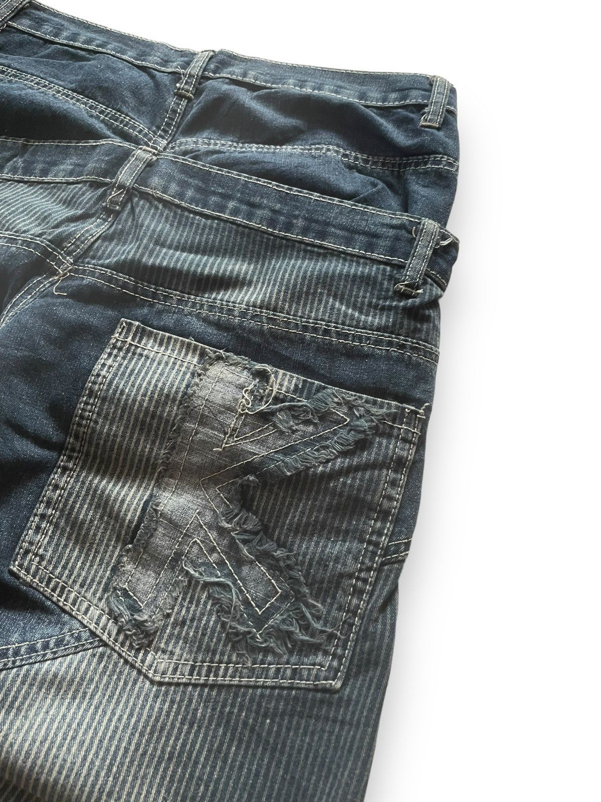 If Six Was Nine × Junya Watanabe Dolce & Gabanna Junyawatanabe Style Double Waist Baggy Jeans Size US 30 / EU 46 - 12 Thumbnail