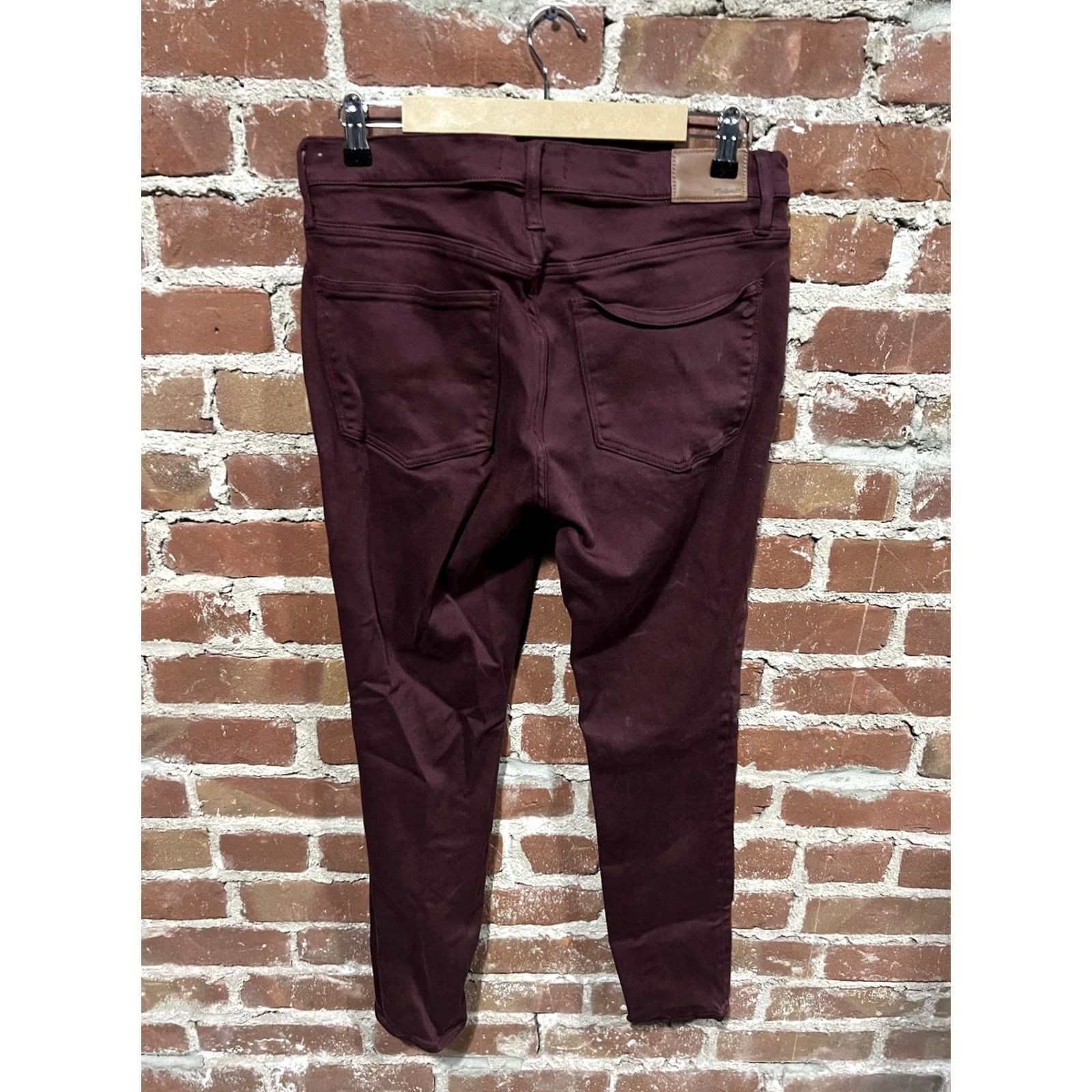 Madewell Madewell Womens Red High Rise Skinny Pants Size 30 Regular 27in Inseam Size 30" / US 8 / IT 44 - 2 Thumbnail