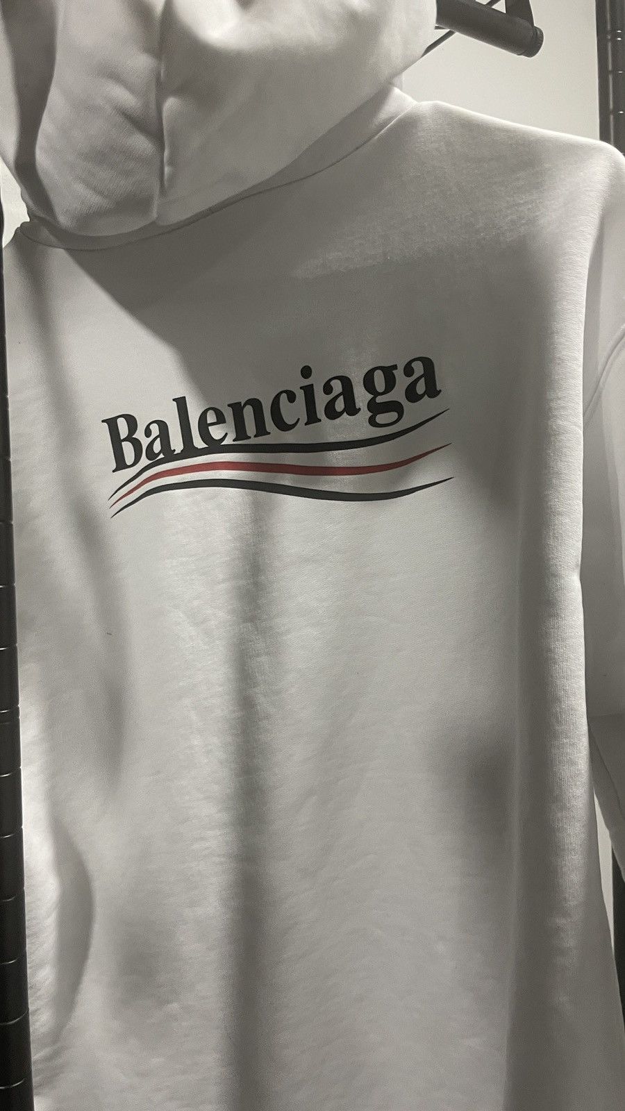 Balenciaga Balenciaga White Hoodie Size US S / EU 44-46 / 1 - 2 Thumbnail