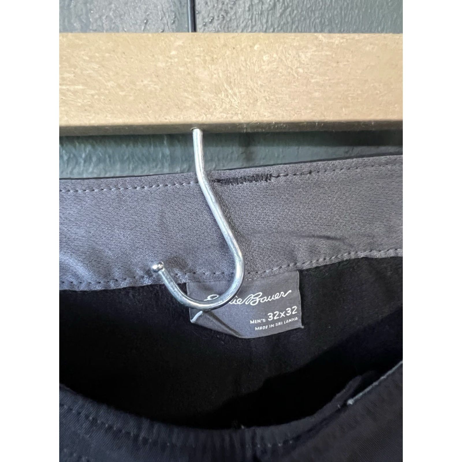 Eddie Bauer Eddie Bauer Mens Black Chino Outdoor Nylong Lined Pants Regular 32 x 32 Pant Black Chino Lined Outdoor Nylong 32x32 Mens Eddie Bauer Size US 32 / EU 48 - 3 Thumbnail
