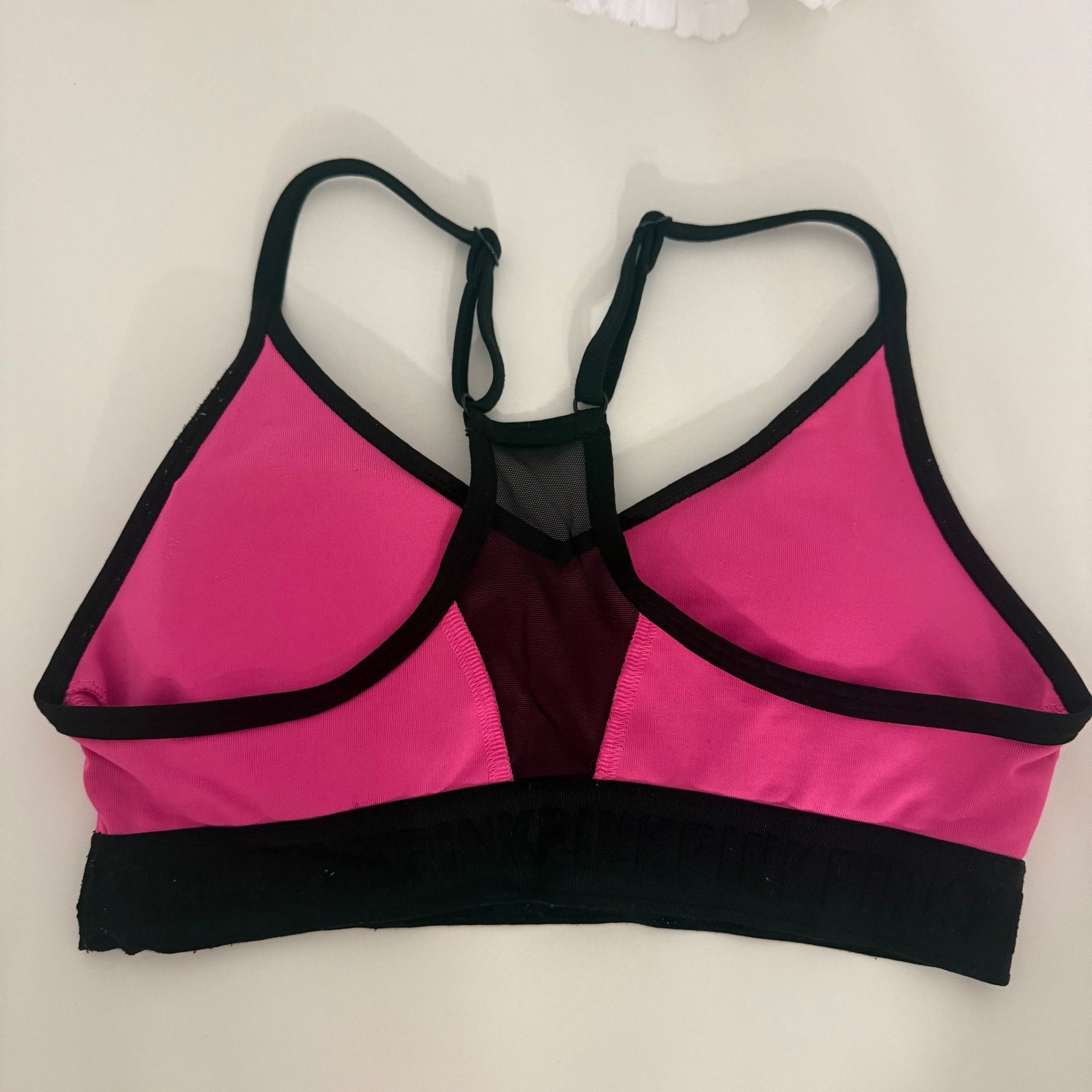 Victoria's Secret Victorias Secret Pink Ultimate Racerback Sports Bra Lightly Size ONE SIZE - 2 Thumbnail