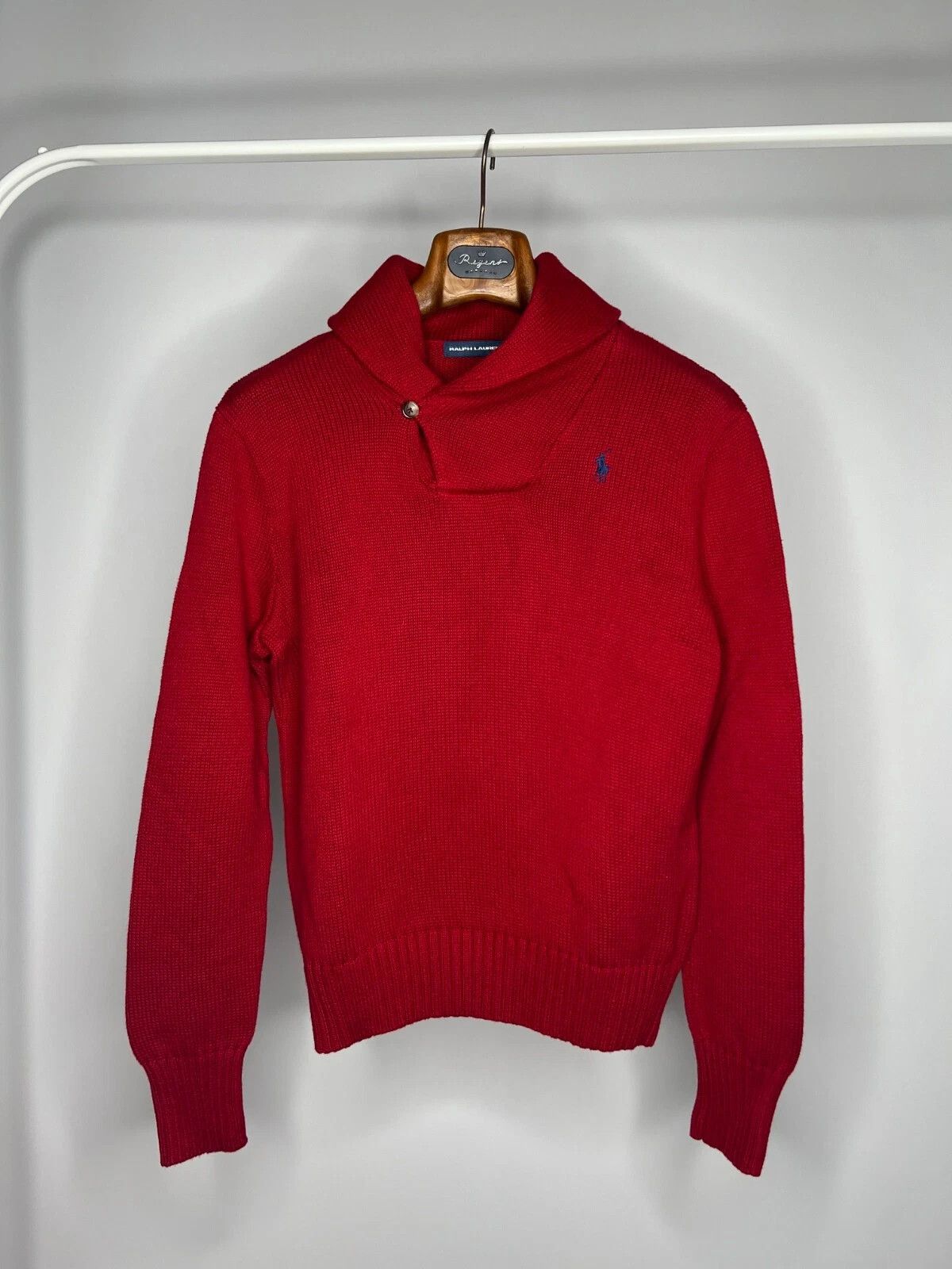 Polo Ralph Lauren Ralph Lauren Sport Pony Logo Red Long Sleeve Sweater Size L / US 10 / IT 46 - 1 Thumbnail