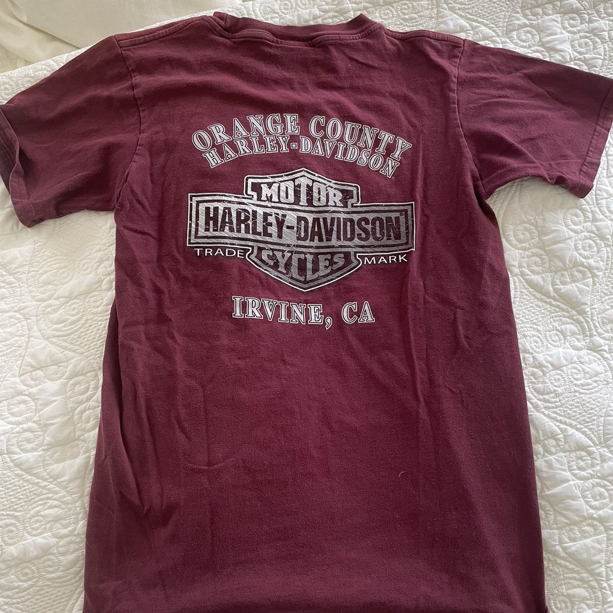 Harley Davidson Vintage Harley Davidson Orange County T Shirt Size US M / EU 48-50 / 2 - 2 Thumbnail