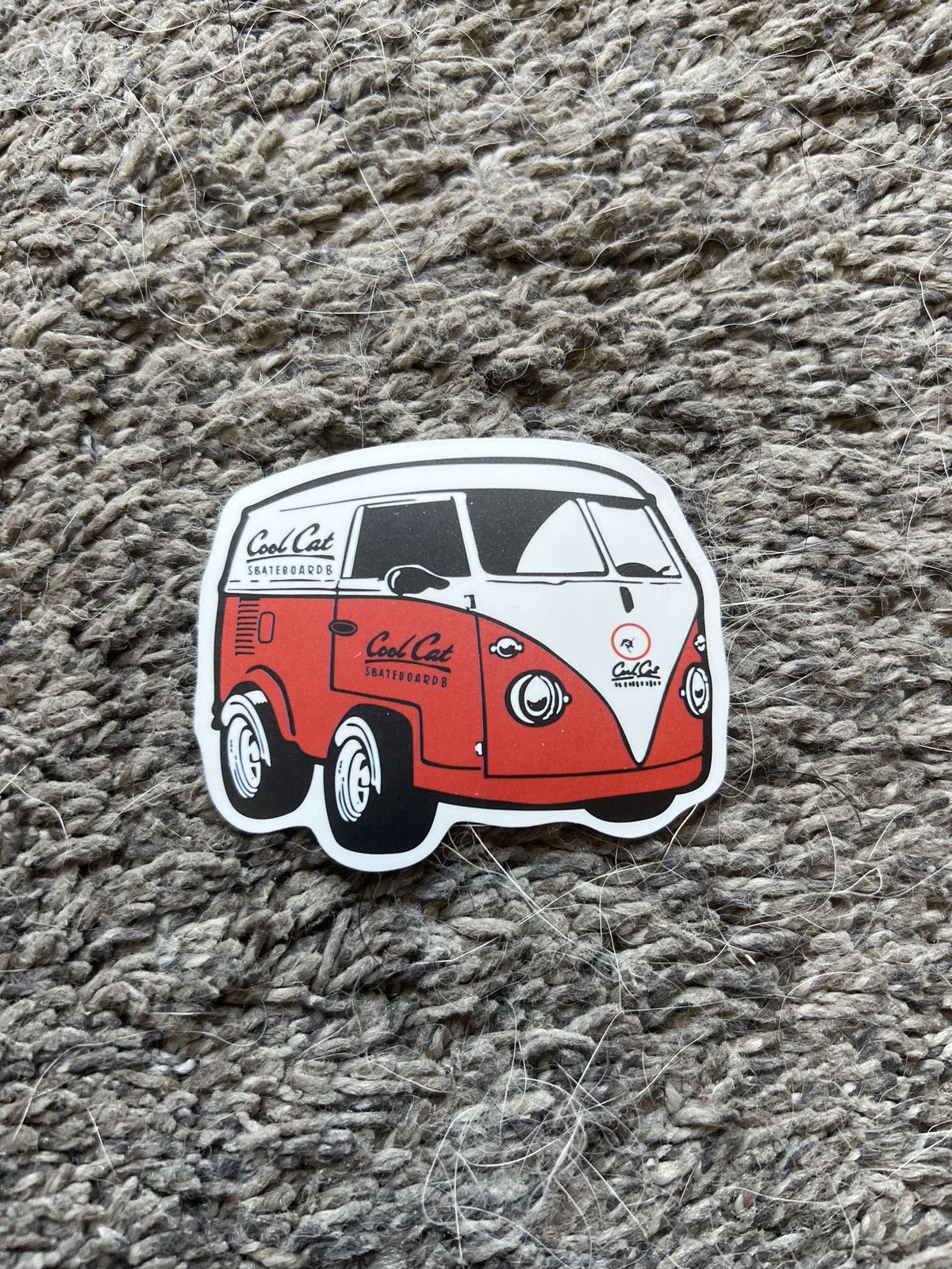 Hypebeast Cool Cat Skateboards Volkswagen Type 2 Van Sticker Size ONE SIZE - 1 Thumbnail