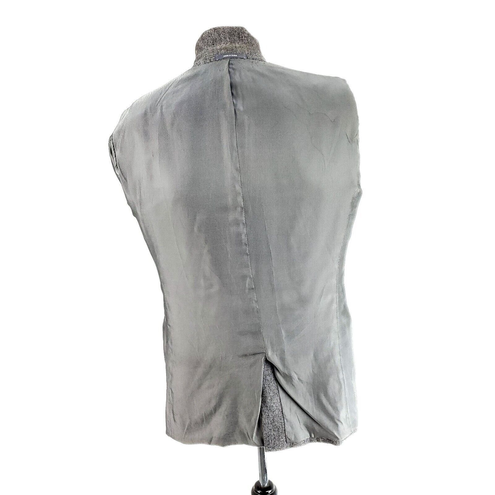 Nordstrom Nordstrom Calibrate Heavy Wool Cotton 2 Button Sport Coat 40 Size 40R - 10 Thumbnail
