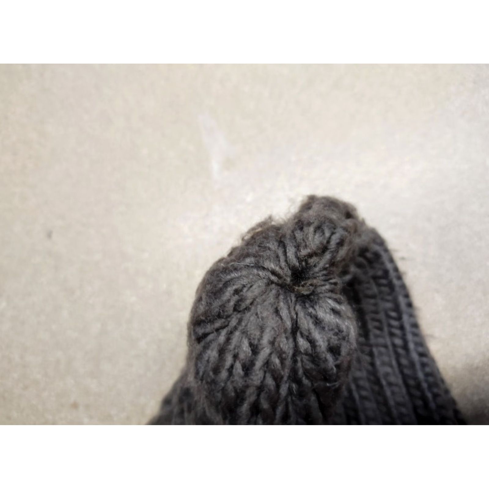 Napapijri Napapijri Beanie Hat Size M Ribbed Bobble Beige Unisex Adults Knit Acrylic Fall Winter Booble? Wait. Size ONE SIZE - 7 Thumbnail