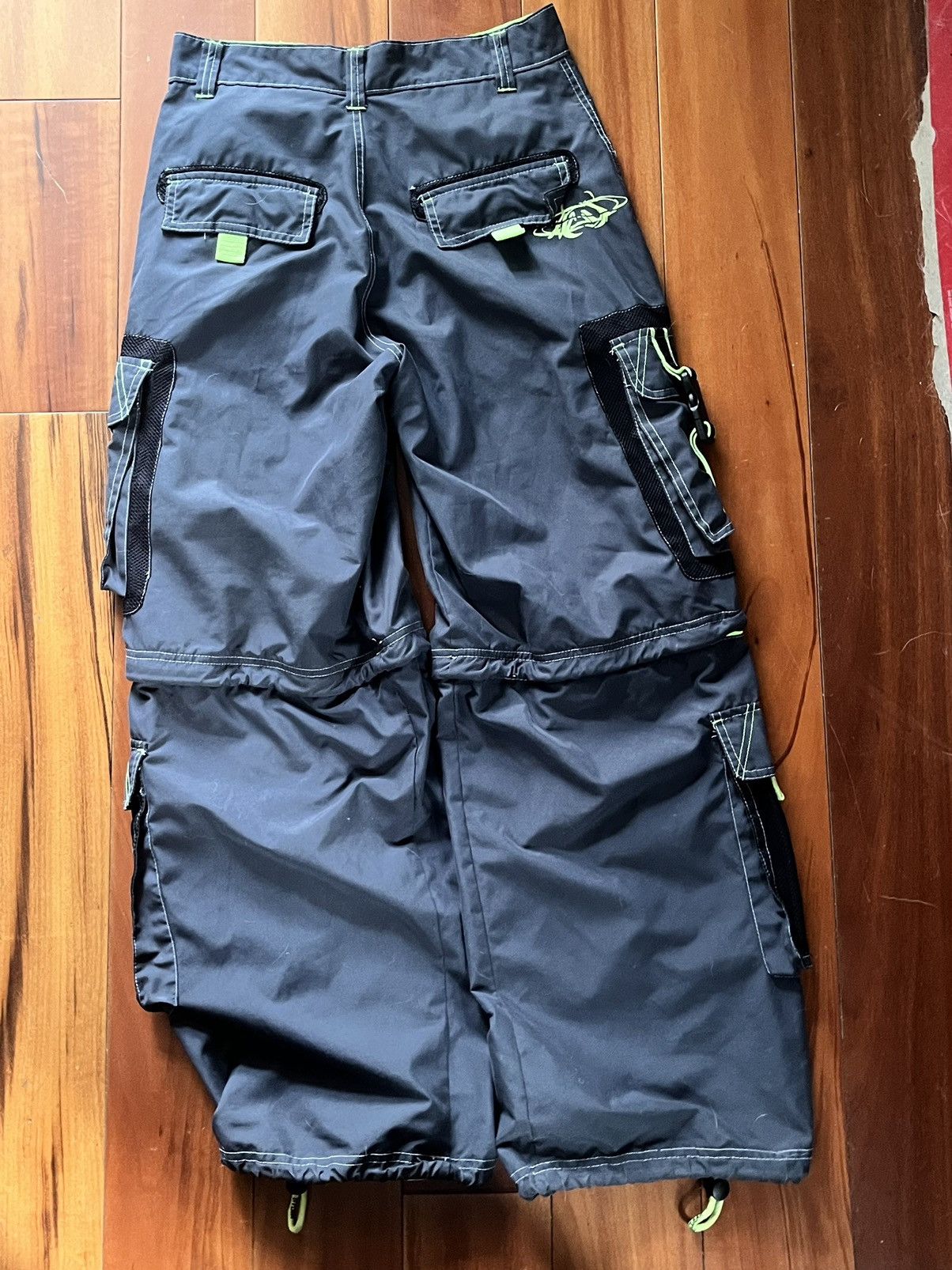 JNCO × Vintage Macgear cut-off cargo rave pants | Grailed