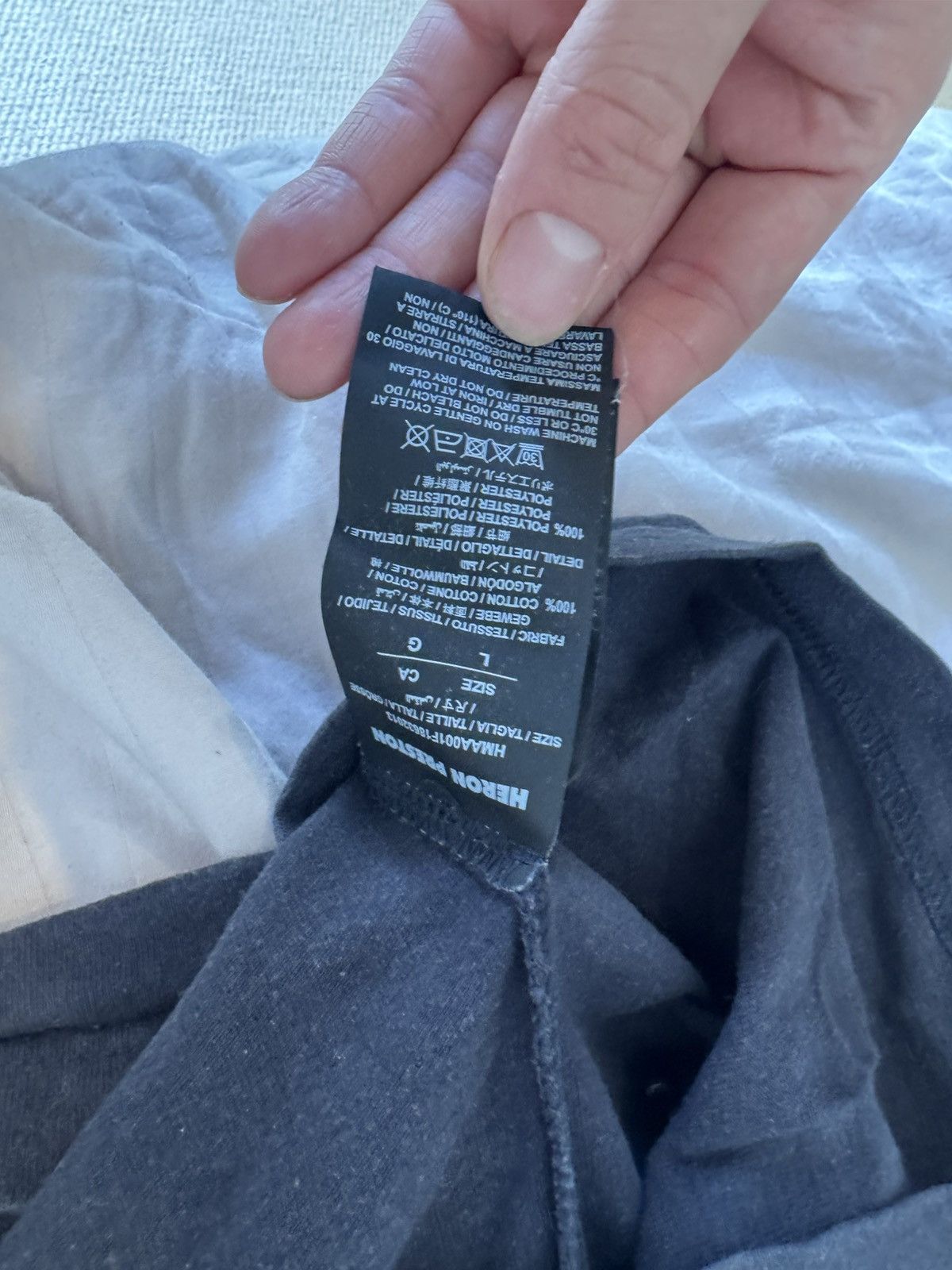 Heron Preston Navy Heron Preston t shirt Size US L / EU 52-54 / 3 - 3 Thumbnail