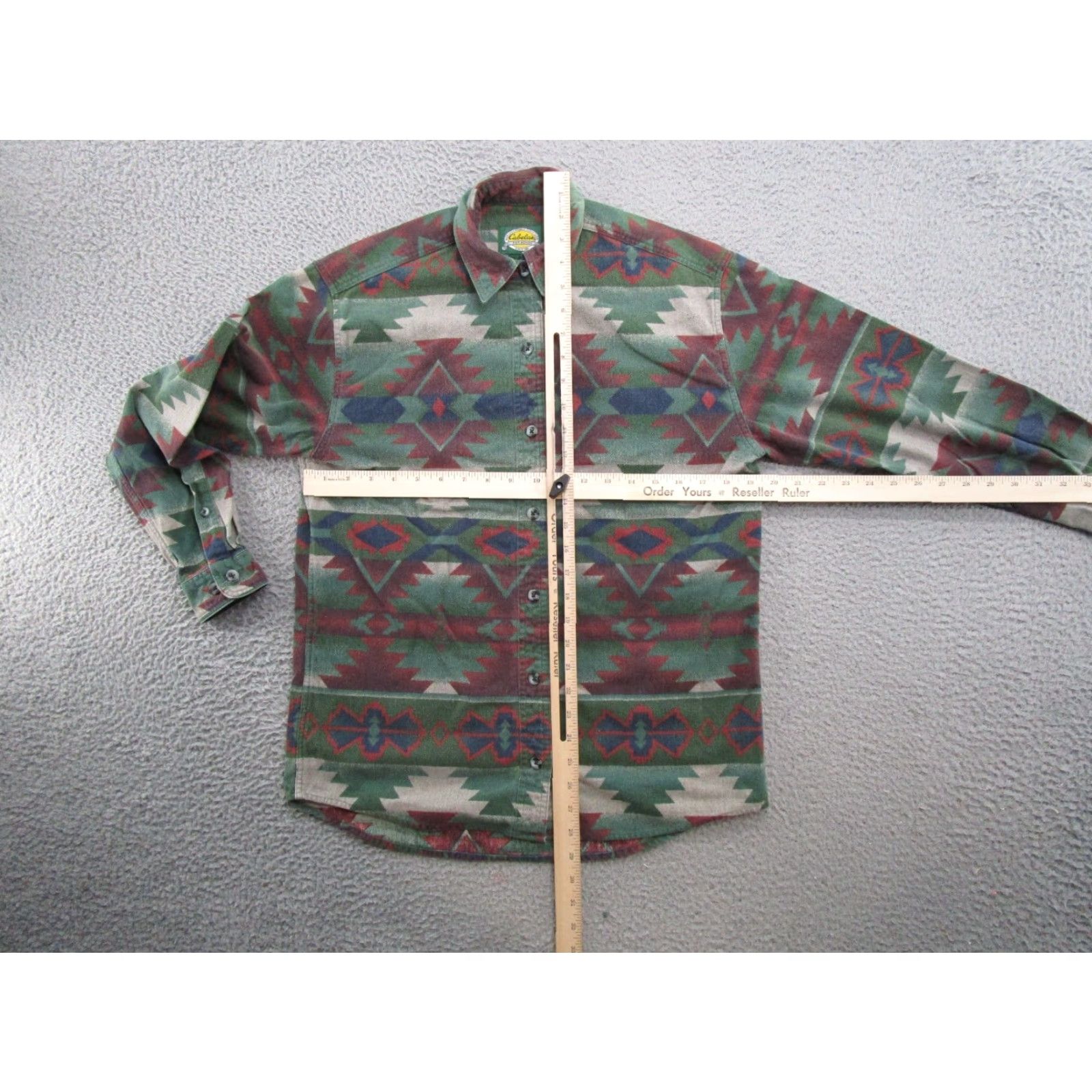 Vintage Cabela's Women's Button-Up Flannel Shirt Size S / US 4 / IT 40 - 4 Thumbnail