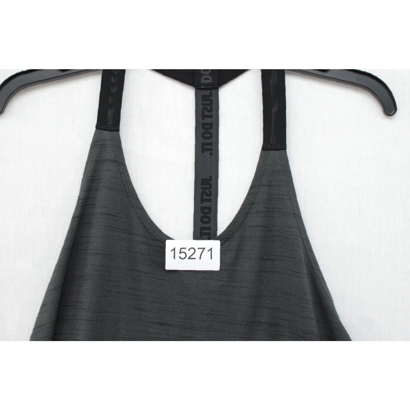 Nike VINTAGE Nike Tank Top DRI-FIT Women's Large Black JUST DO IT Straps Layering 823488 Size L / US 10 / IT 46 - 7 Thumbnail