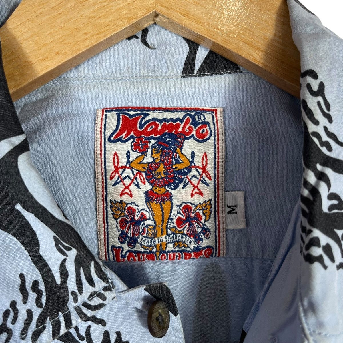 Mambo Mambo Loud Shirt All-Over Bird & Music Note Print Short Size US M / EU 48-50 / 2 - 3 Thumbnail