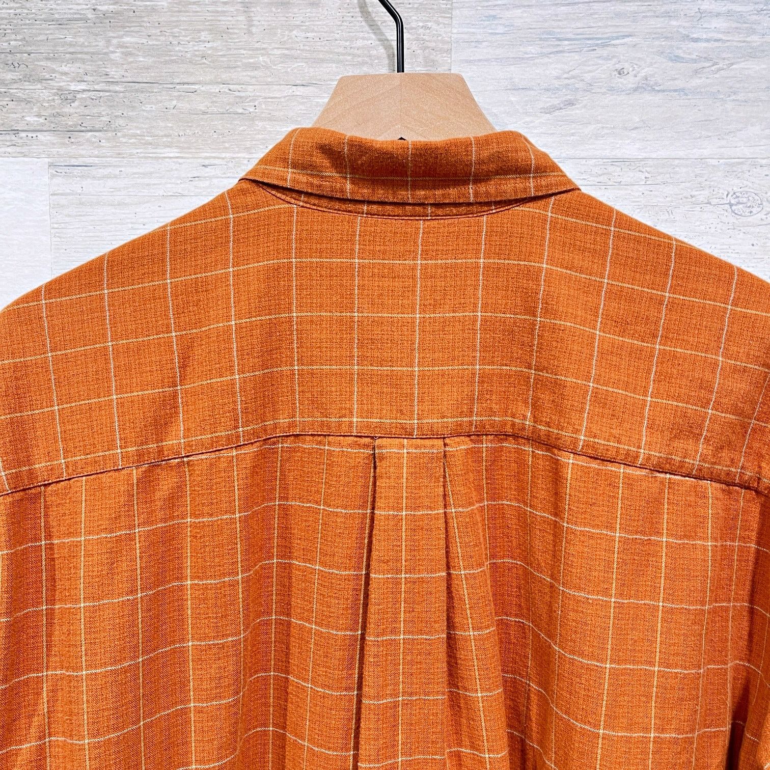 Patagonia Patagonia Organic Cotton Flannel Shirt Orange Plaid Mens L Size US L / EU 52-54 / 3 - 5 Thumbnail