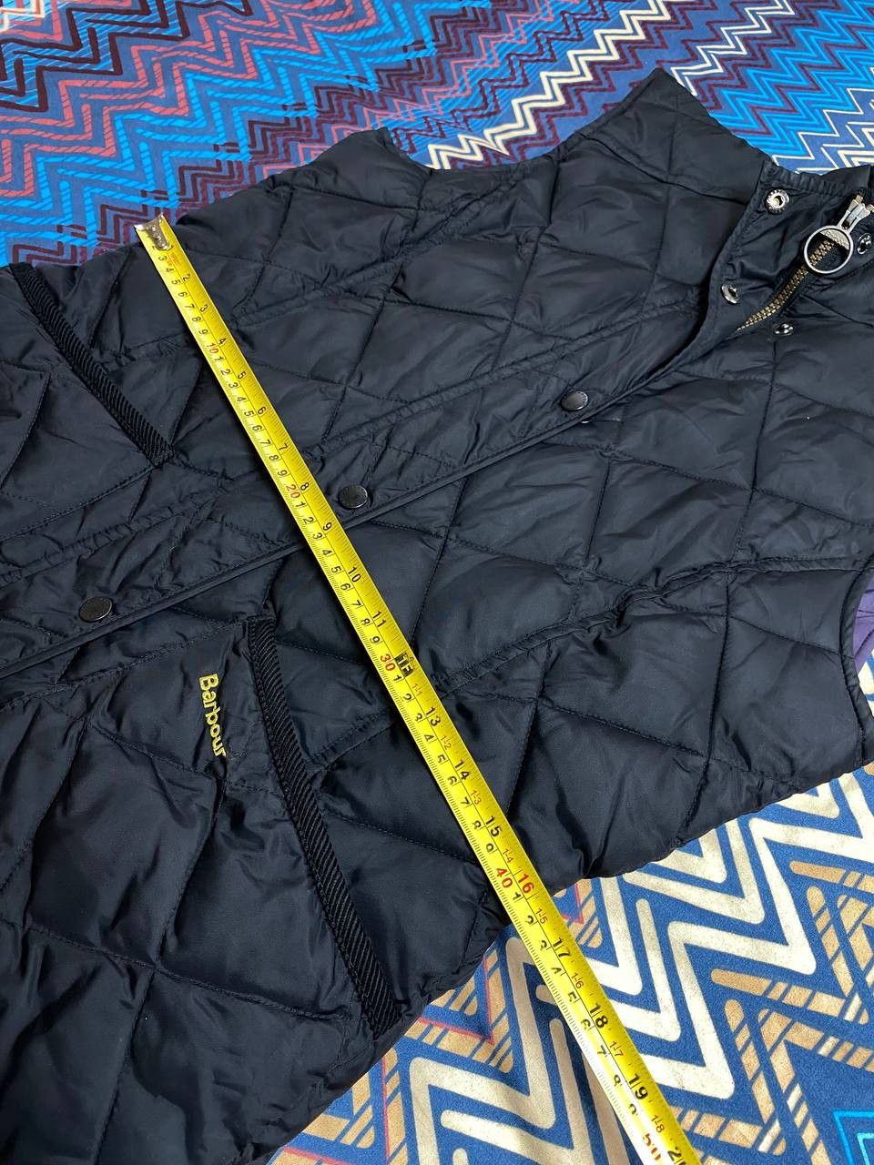 Barbour × Vintage Vintage Barbour Y2K Vest Casual Streetwear 90s Style Size M / US 6-8 / IT 42-44 - 18 Thumbnail