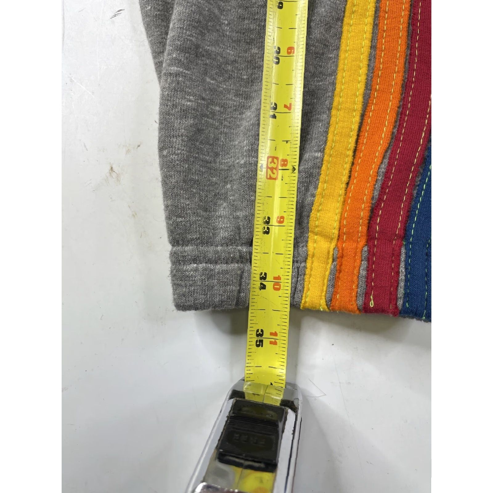 Aviator Nation VINTAGE Aviator Nation Striped Sweatpants Pants Women’s XS Gray Stripe Activewear Sweatpants Womens XS Gray Striped Size 26" / US 2 / IT 38 - 2 Thumbnail