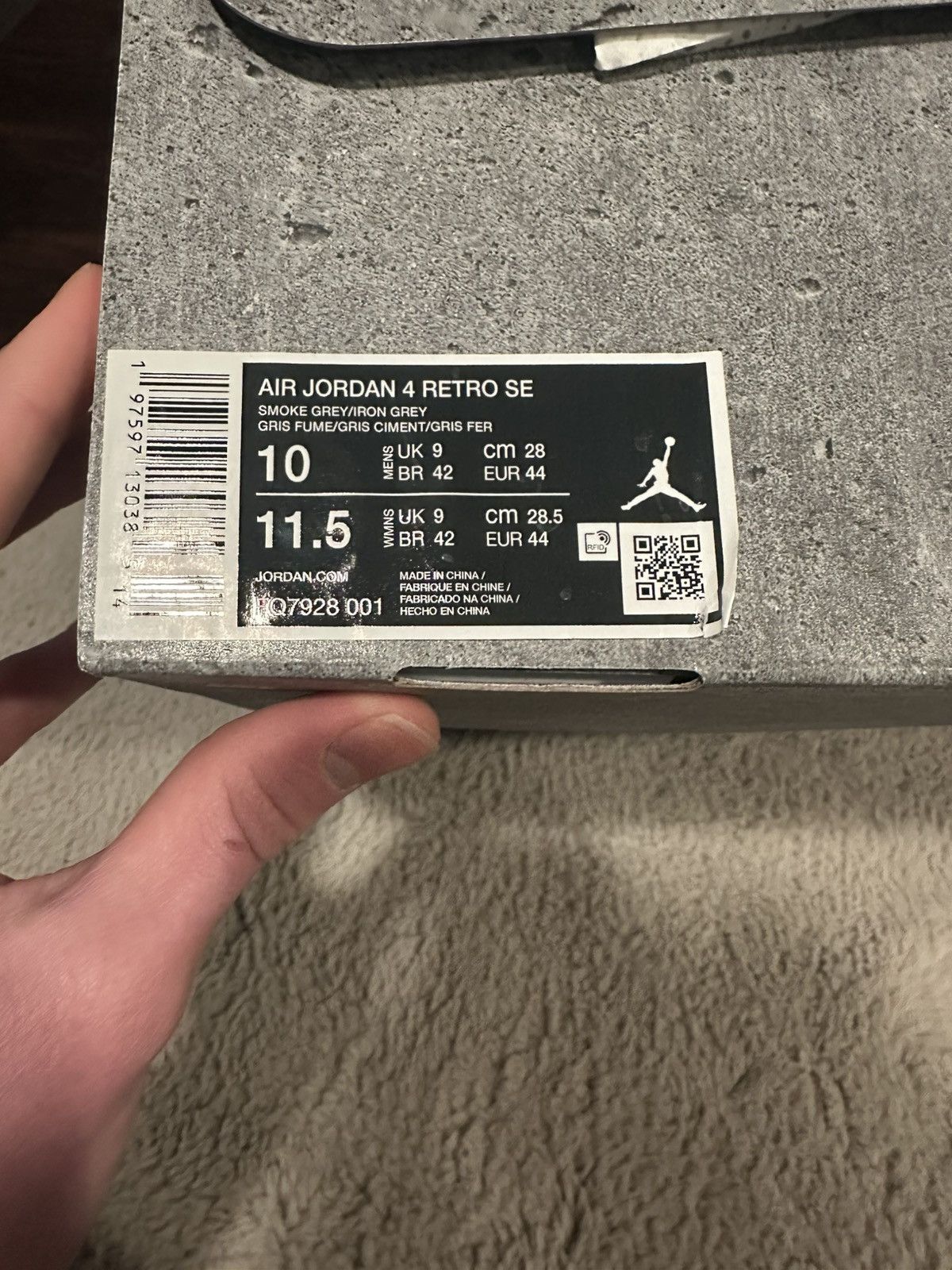 Jordan Brand Jordan 4 Retro SE Cements Size US 10 / EU 43 - 7 Thumbnail