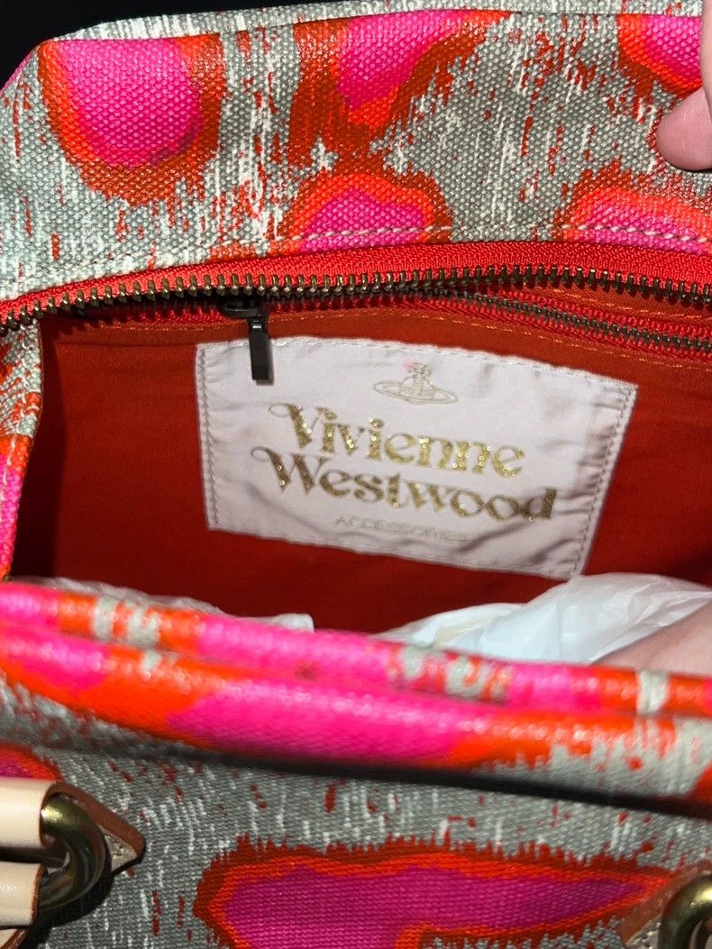Vivienne Westwood Vivienne Westwood size os Pink leopard print bowling bag ha Size ONE SIZE - 5 Thumbnail
