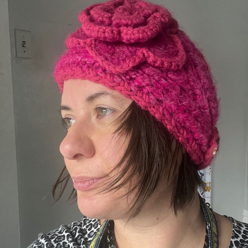 Unknown London Women's Vibrant Pink Knitted Winter Headband One Size Size ONE SIZE - 3 Thumbnail