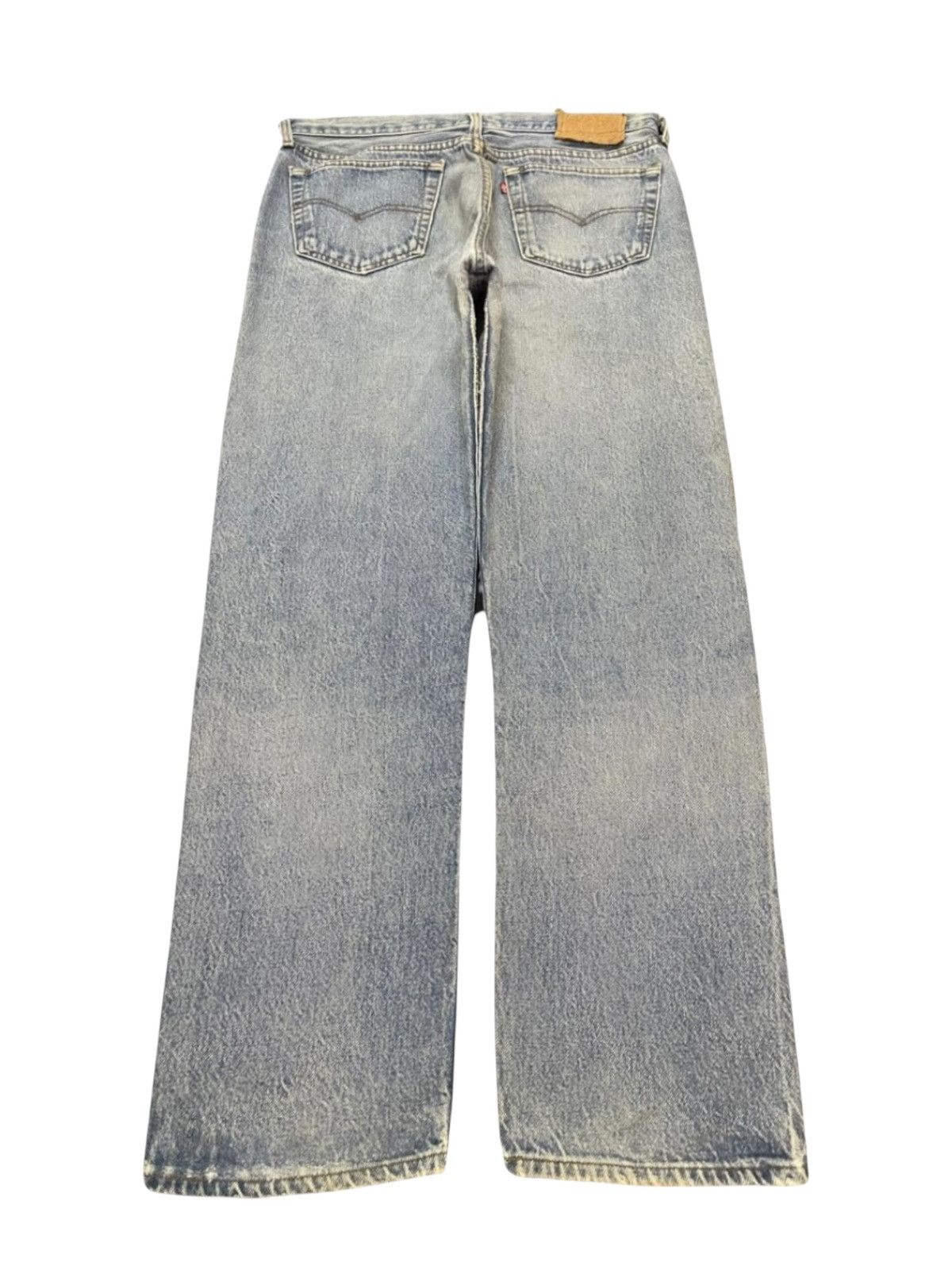 Levi's Vintage Clothing Vintage 80 Levis 501 Blue Faded Wash Relaxed Straight Leg Size US 32 / EU 48 - 2 Thumbnail