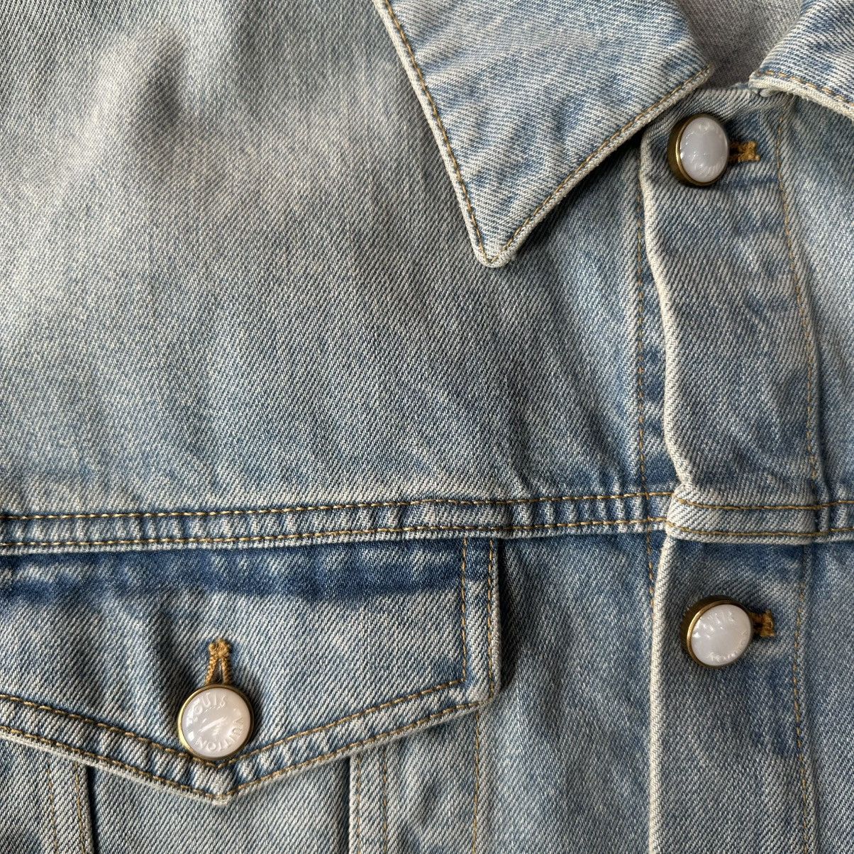 Louis Vuitton LOUIS VUITTON EMBROIDERED TRUCKER DENIM JACKET Size US XXL / EU 58 / 5 - 3 Thumbnail