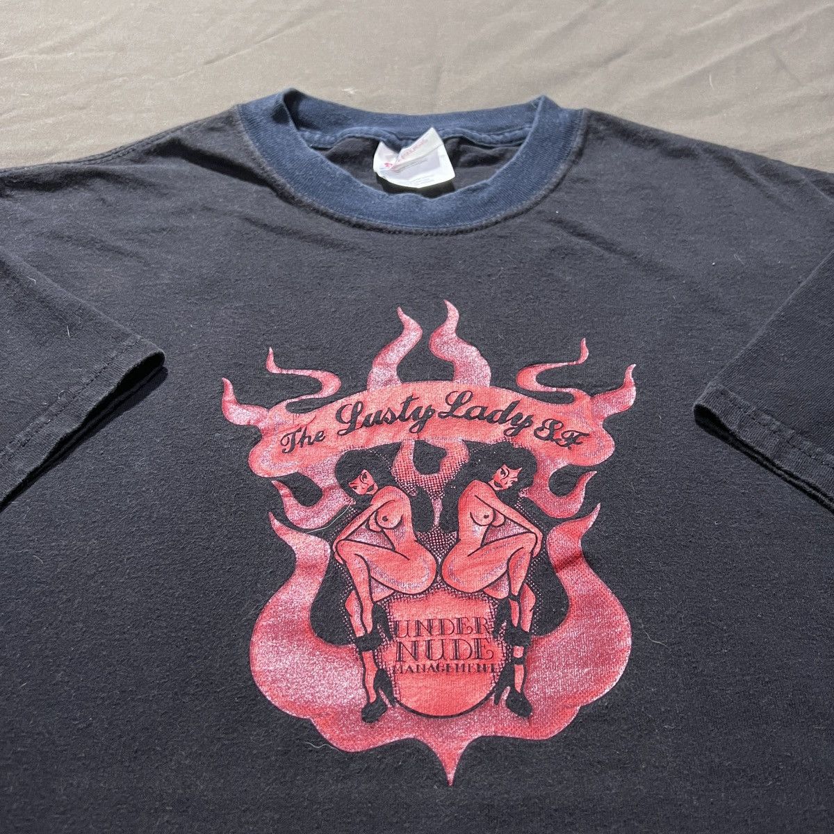 Vintage Vintage Y2K Lusty Lady Under Nude Strip Club Tee sexy Size US L / EU 52-54 / 3 - 1 Thumbnail