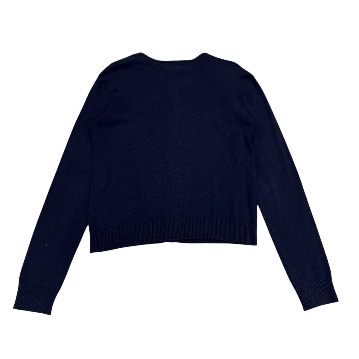 agnes b. Agnès b. Navy Blue Snap Cardigan Made in France Size 2 Size M / US 6-8 / IT 42-44 - 7 Thumbnail